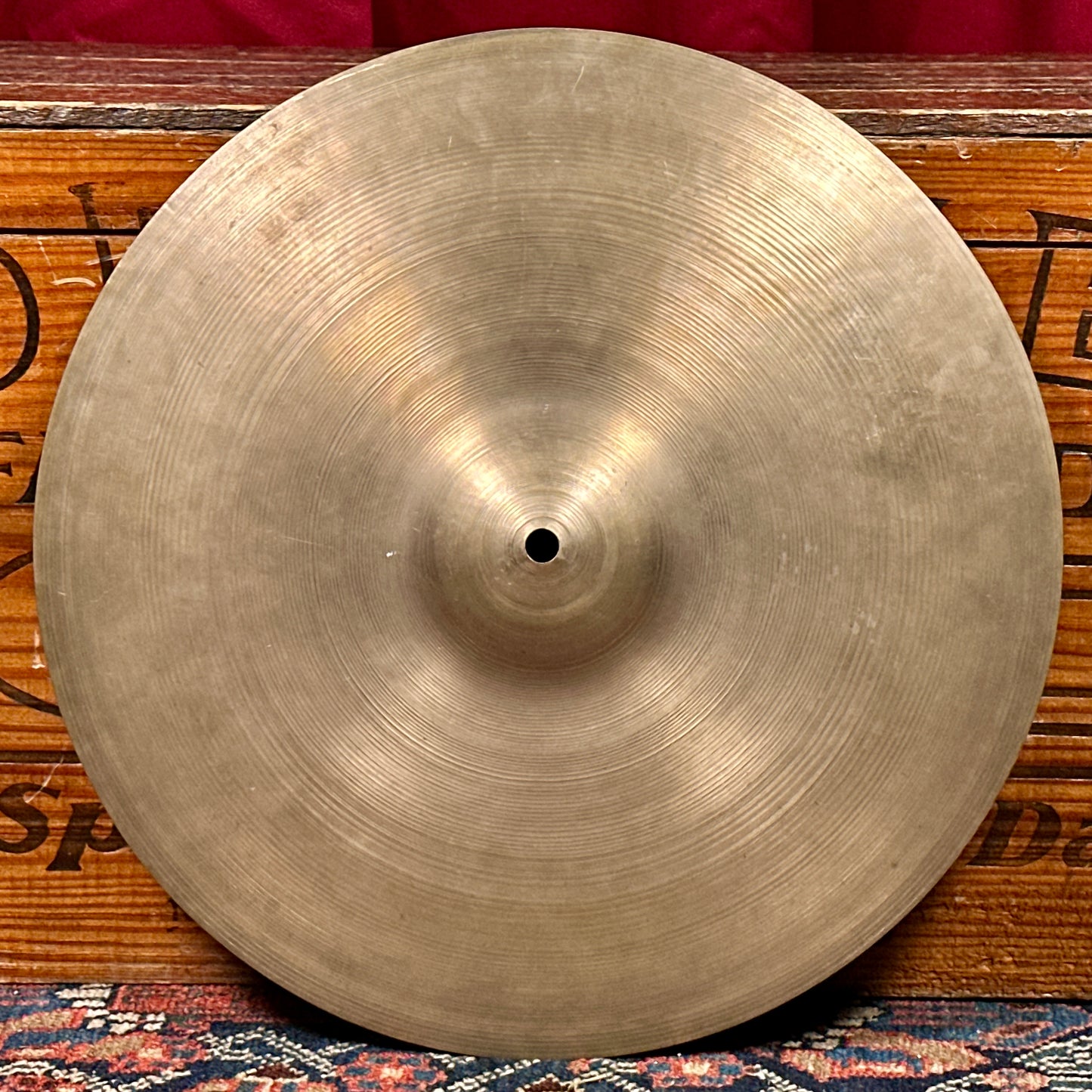 14" Zildjian A 1940s-50s Trans Stamp Crash / Hi-Hat Single Cymbal 594g