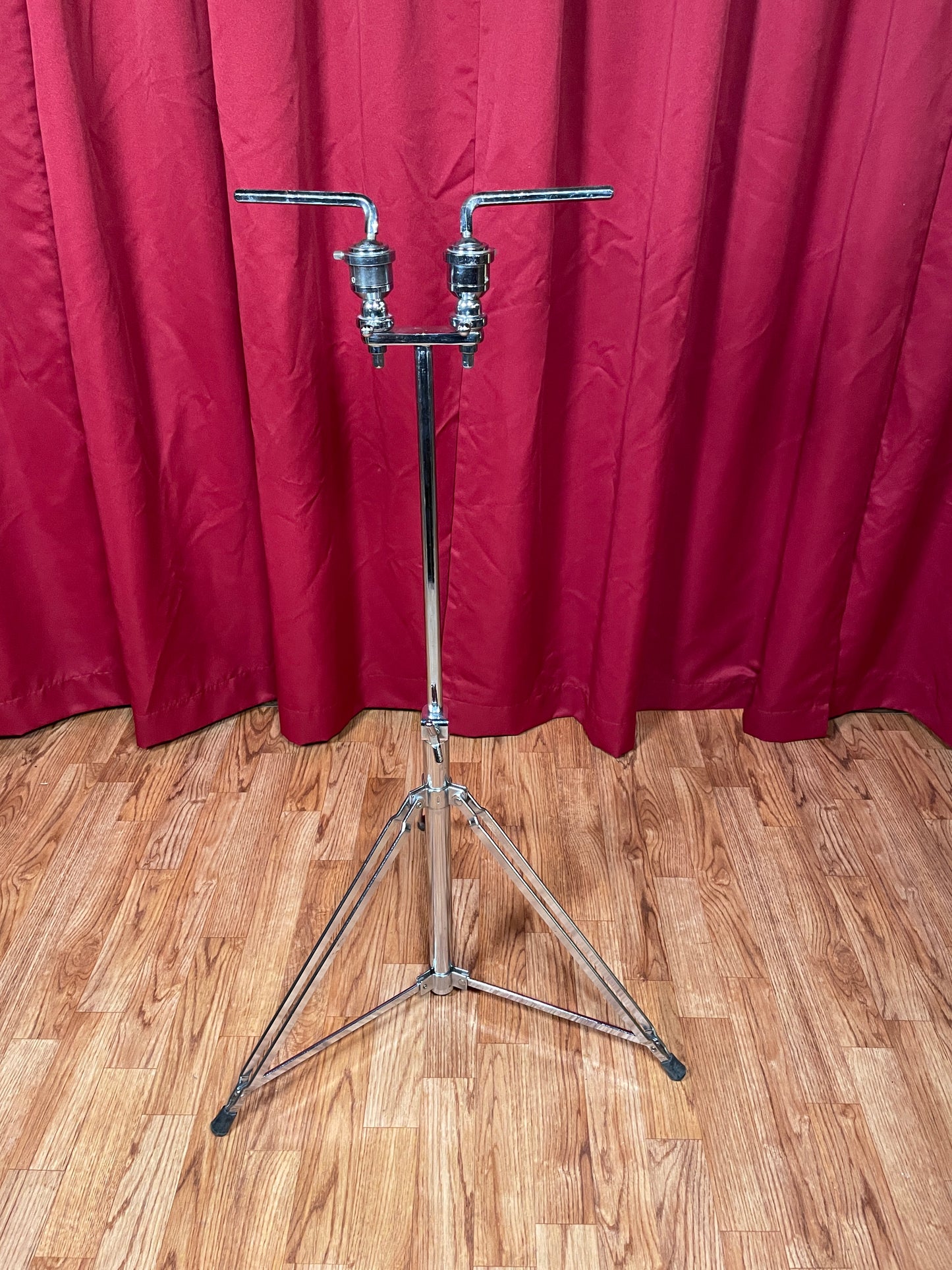 1960s Rogers No. 48-0518 Swiv-O-Matic Dual Tom Stand Double Tom Holder