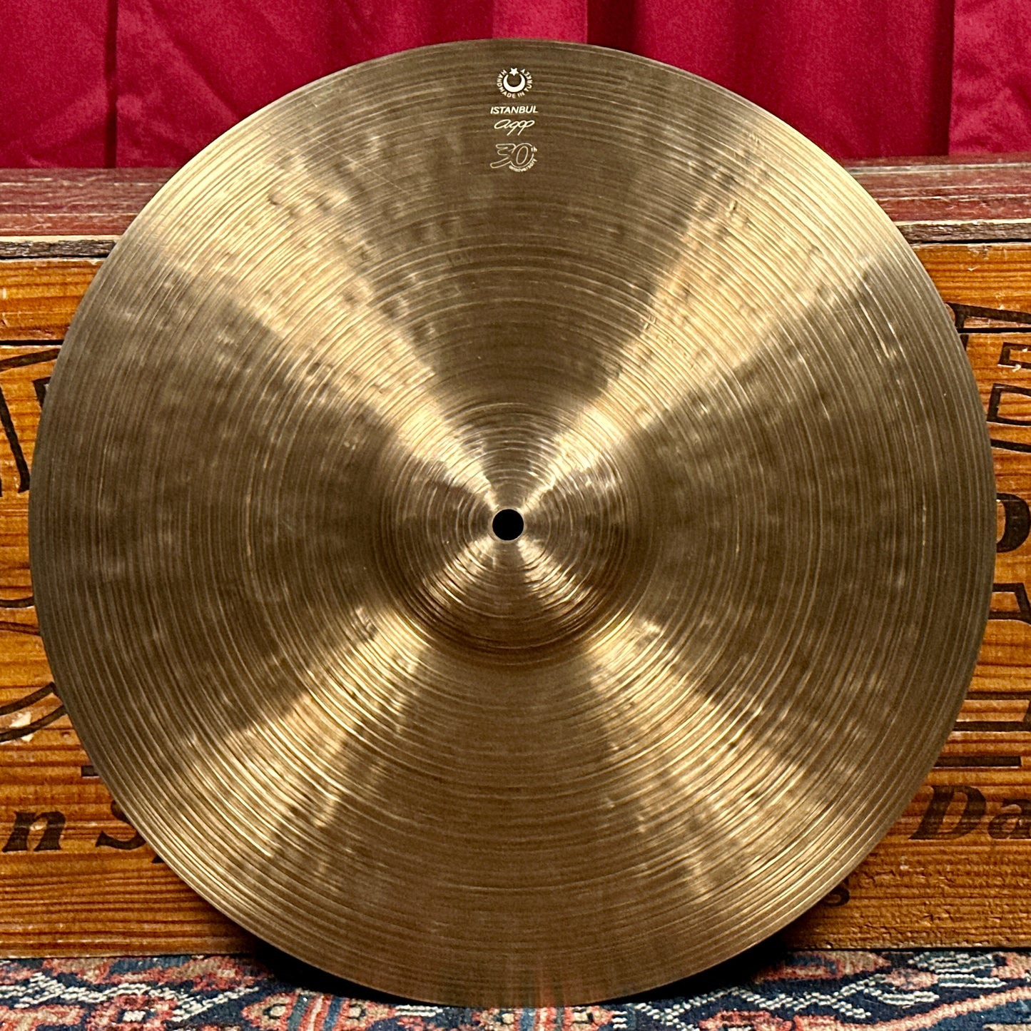 16" Istanbul Agop 30th Anniversary Hi-Hat Cymbal Pair 1074g/1264g *Video*