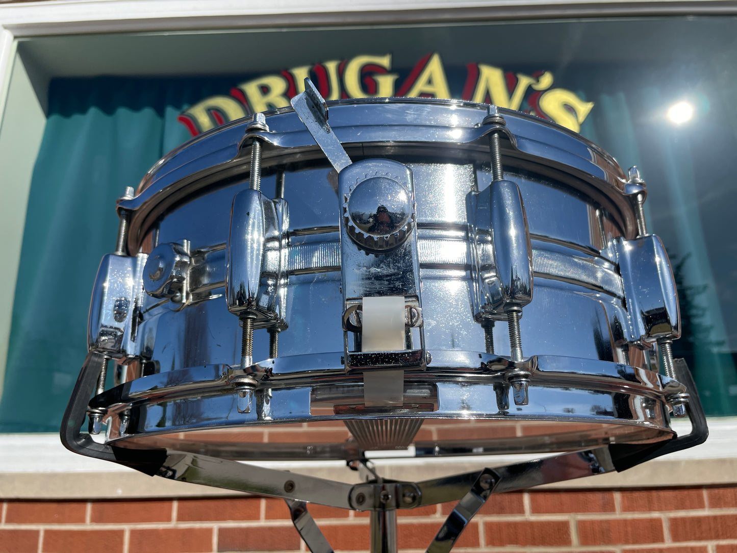 1960s Whitehall 5.5x14 Steel Snare Drum 10 Lug Made in Japan MIJ Pearl