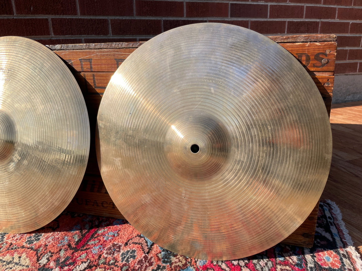 14" Paiste Formula 602 Pre-Serial Hi-Hat Cymbal Pair 832g/910g