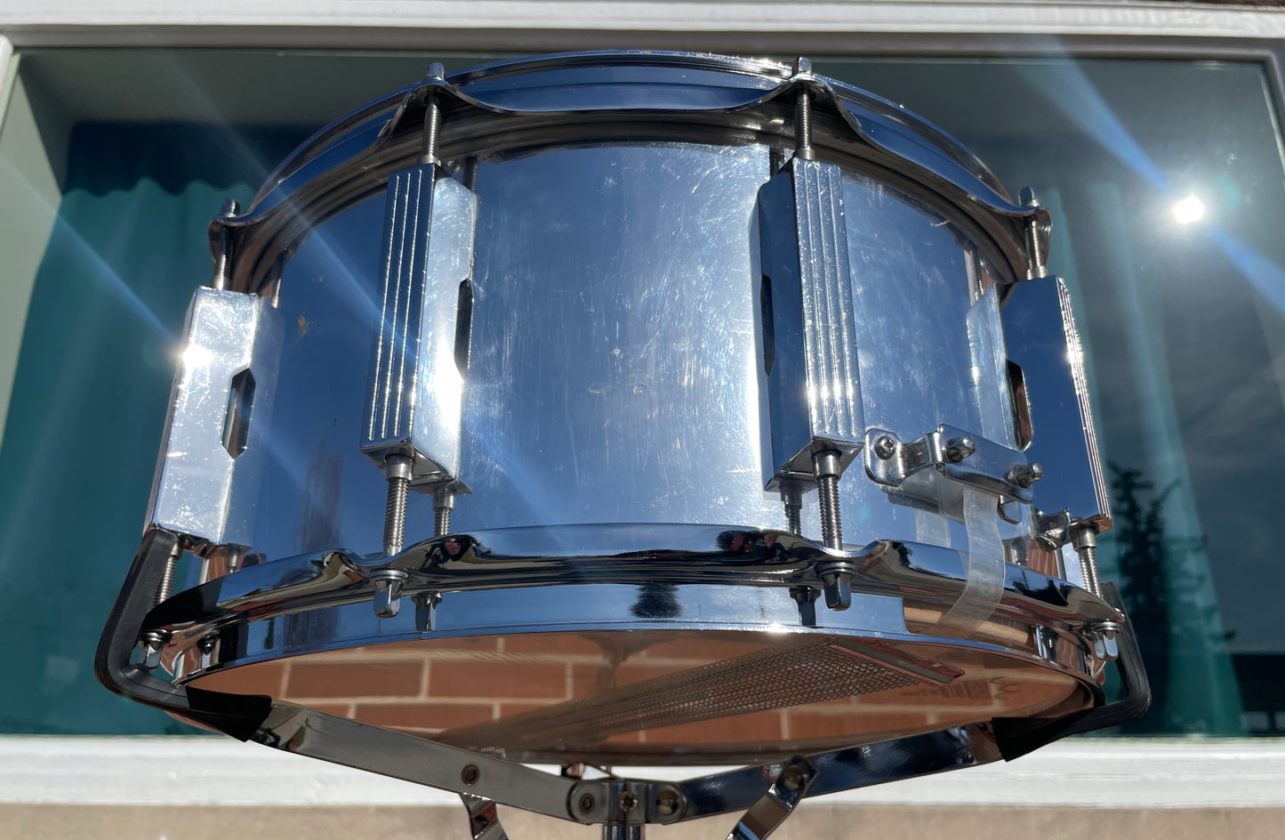 1990s Tama 6.5x14 AW206 Chrome Over Birch Snare MIJ Artwood