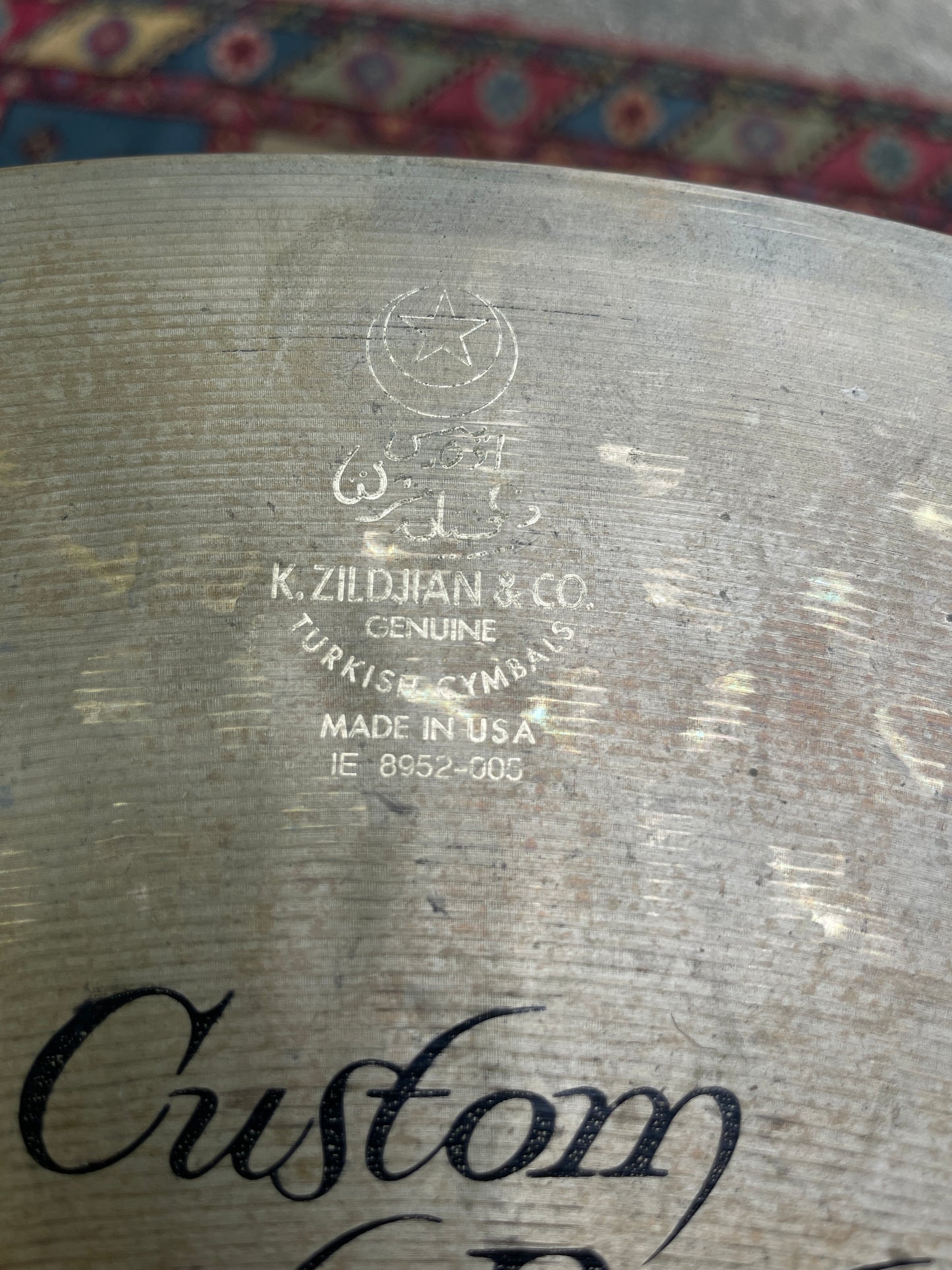 20" Zildjian K Custom Dark Ride Cymbal 2262g