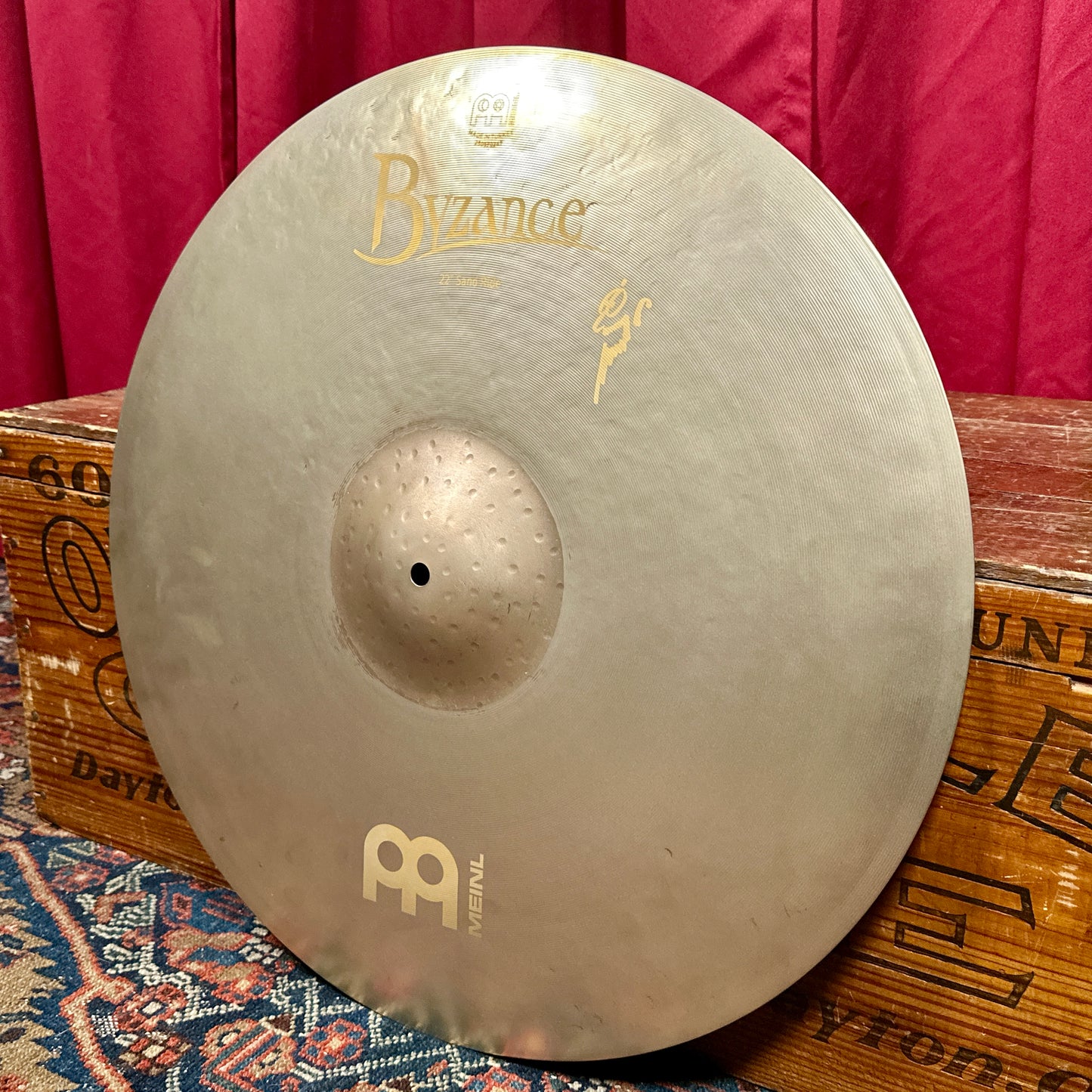 22" Meinl Byzance Vintage Sand Ride Cymbal 2764g *Video*
