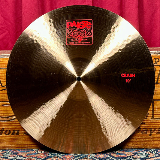 19" Paiste 2002 Crash Cymbal 1650g *Video*
