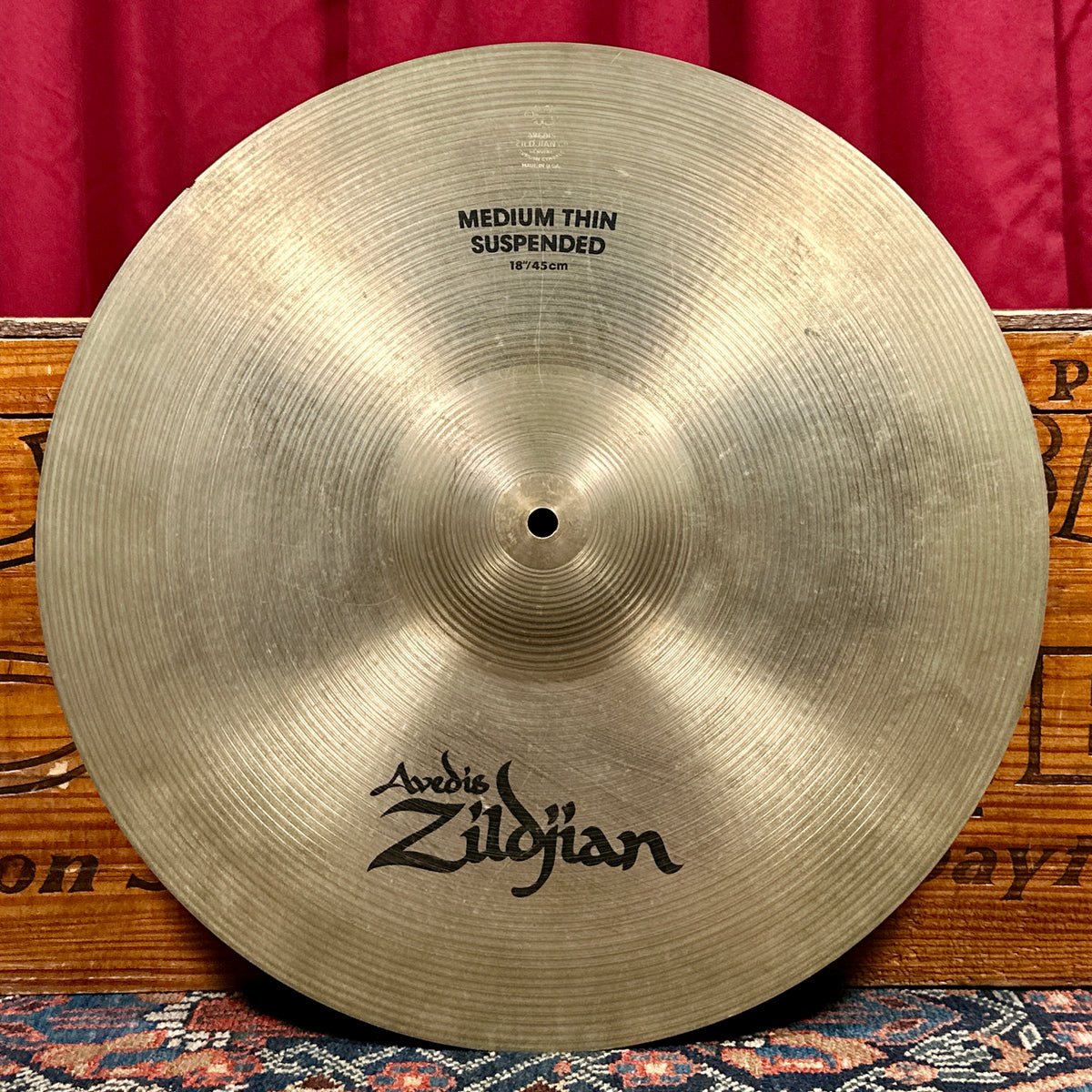 18" Zildjian A Medium Thin Suspended Ride Cymbal 1588g *Video*