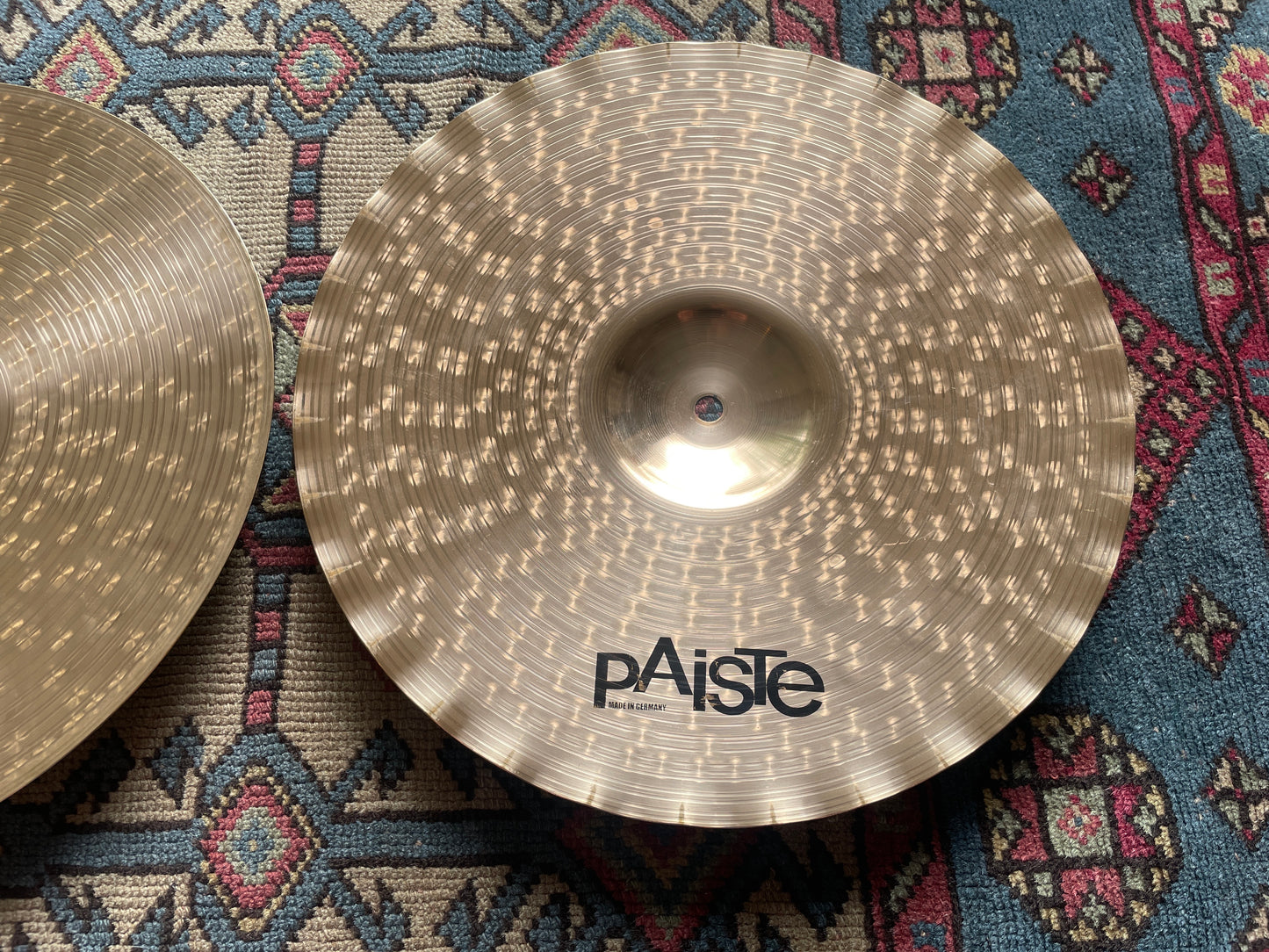 14" Paiste Black Alpha Slipknot Edition Sound Edge Hi-Hat Cymbal Pair 902g/1040g Joey Jordison