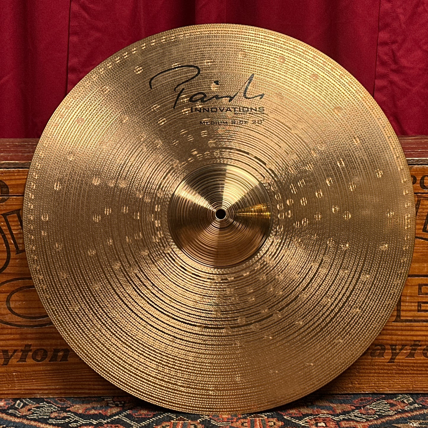 Rare 20" Paiste Innovations Medium Ride Cymbal 2516g *Video Demo*