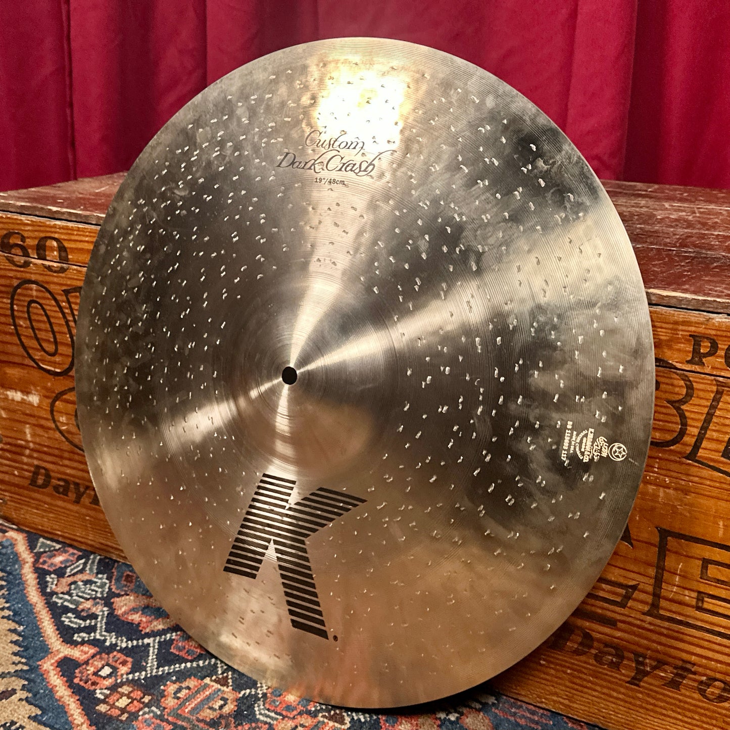 19" Zildjian K Custom Dark Crash Cymbal 1512g *Video Demo*