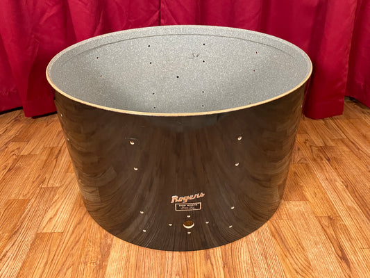 Early 1970s Rogers 14x24 Bass Drum Shell Black