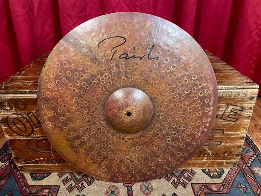 21" Paiste Signature Dark Dry Ride Cymbal Mark I 2424g *Video Demo*