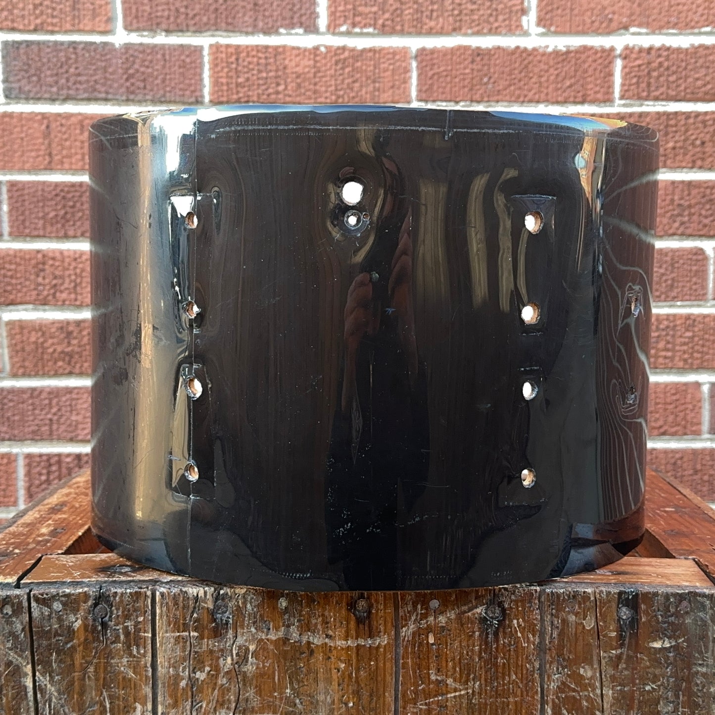 1960s Ludwig 9x13 Pre-Serial Super Classic Tom Drum Shell Black