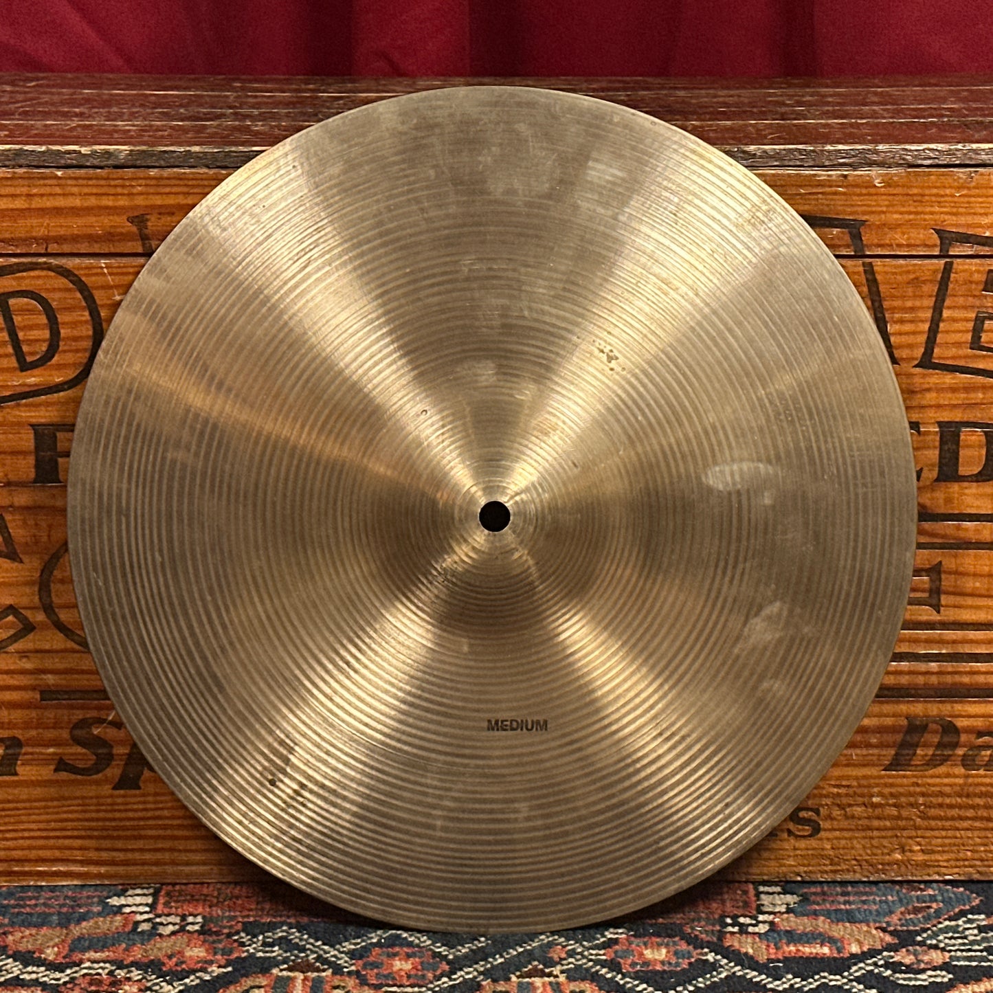 14" Ajaha Medium Hi-Hat Cymbal Pair 774g/788g Pre-UFIP Made In Italy *Video Demo*