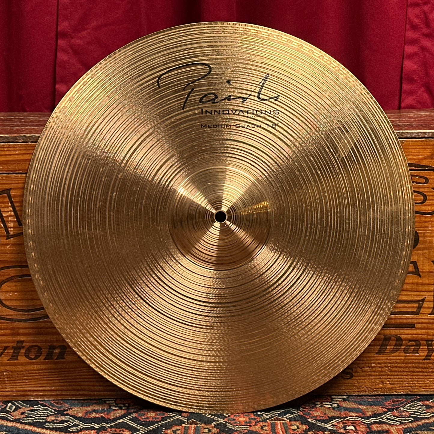 Rare 18" Paiste Innovations Medium Crash Cymbal 1472g *Video Demo*