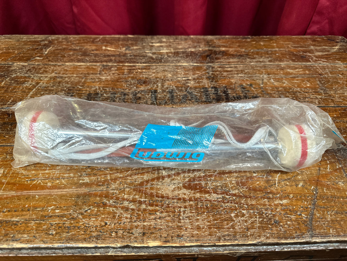 1970s Ludwig No. 2331 Bass Drum Beater Marching Mallets
