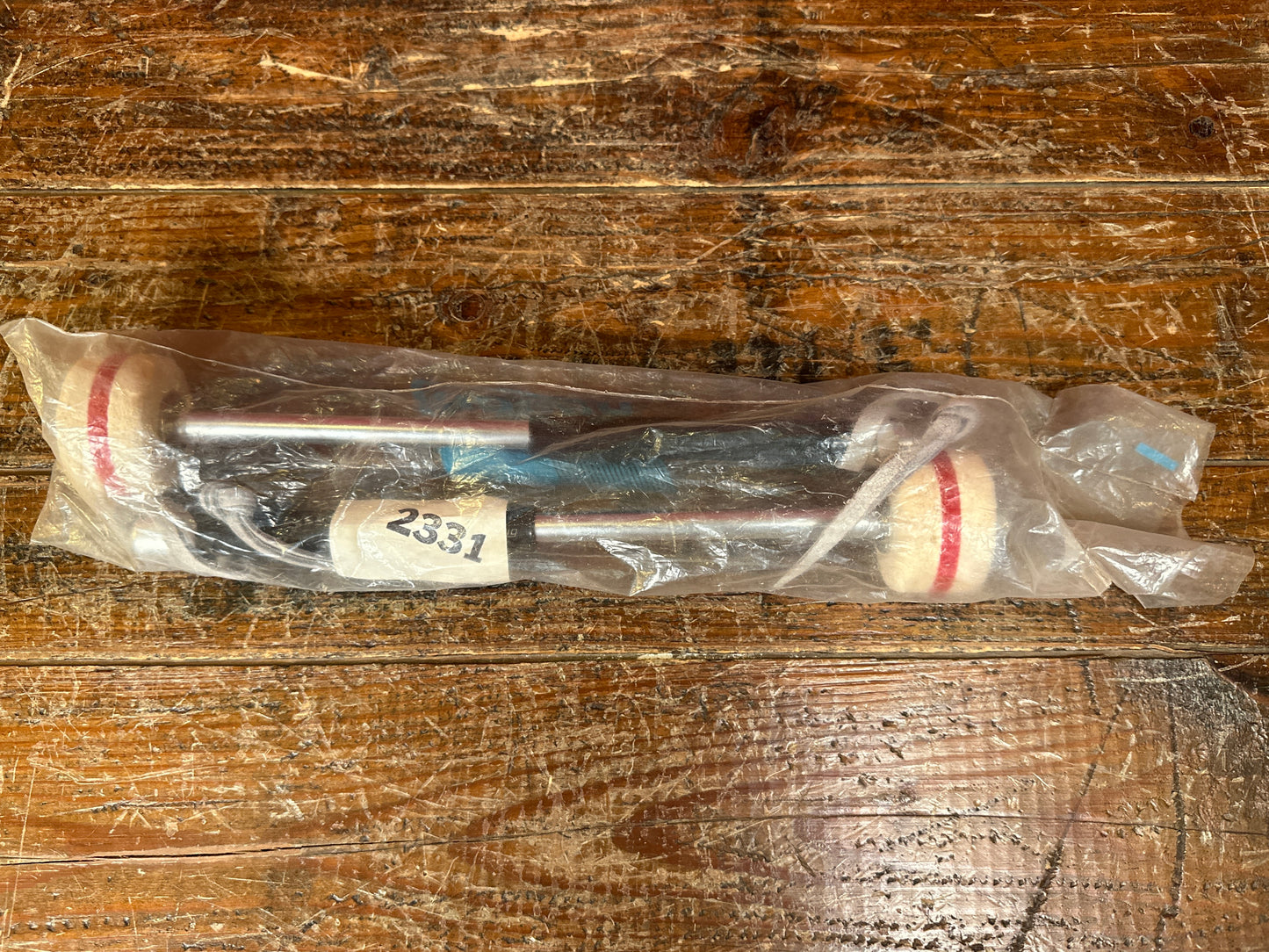 1970s Ludwig No. 2331 Bass Drum Beater Marching Mallets