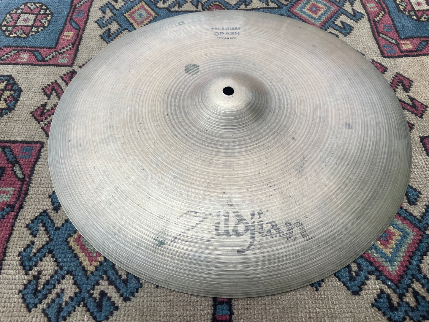 17" Zildjian A 1980s Medium Crash Cymbal 1376g *Video Demo*