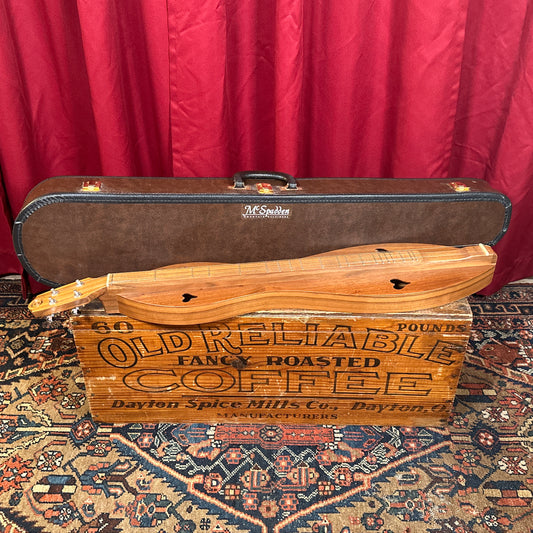 1991 McSpadden FM-12W Hourglass Mountain Dulcimer Walnut w/ OCBC