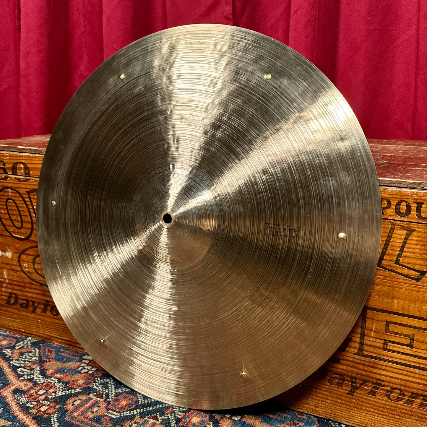 20" Timothy Roberts Tributary Ride Cymbal w/ 6 Rivets 1893g *Video*