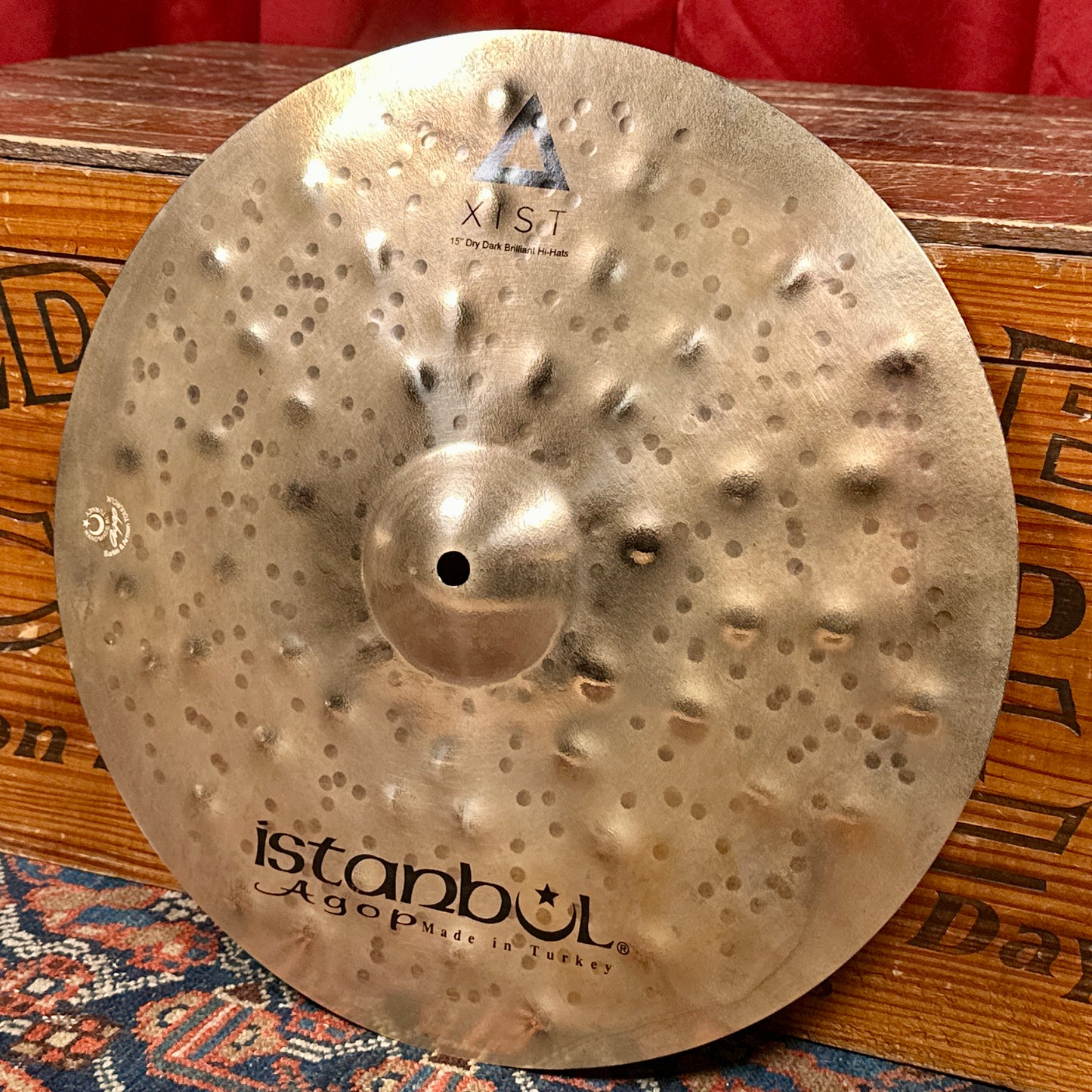 15" Istanbul Agop Xist Dry Dark Brilliant Hi-Hat Cymbal Pair 706g/1126g *Video Demo*