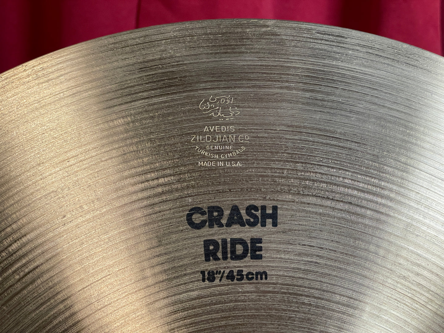 18" Zildjian A Early 1990s Crash Ride Cymbal 1598g *Video Demo*