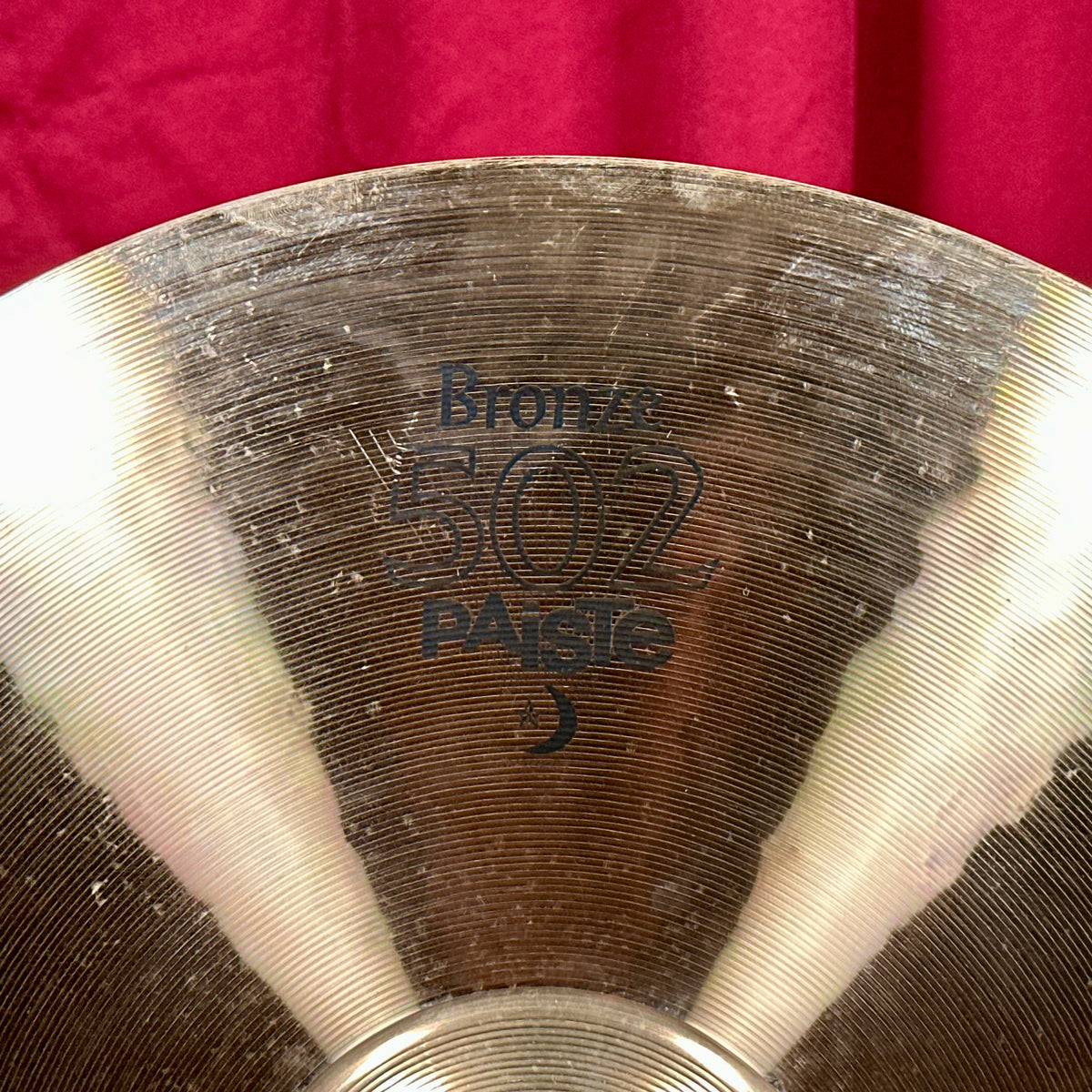 18" Paiste Bronze 502 Crash Cymbal 1492g *Video*