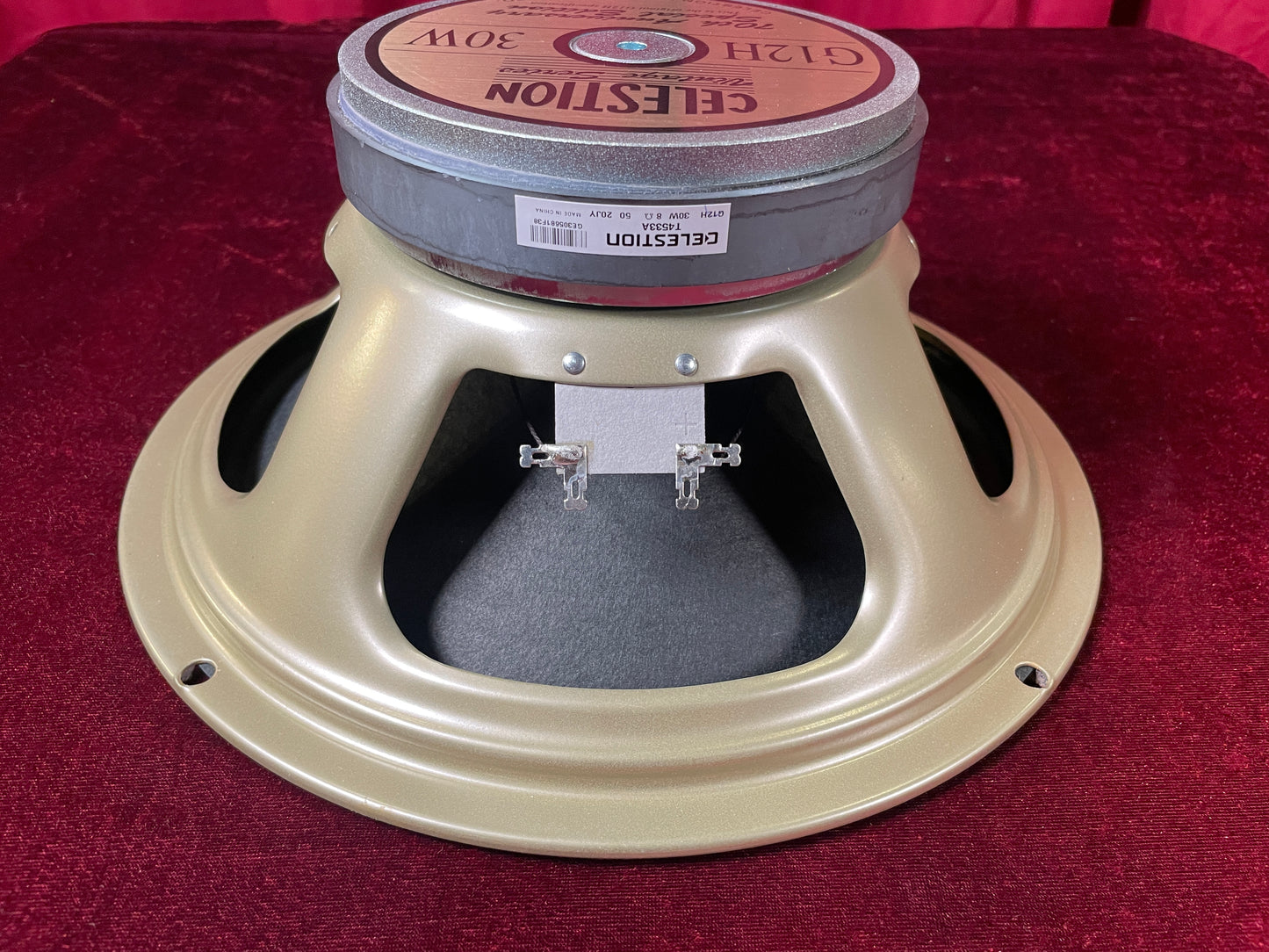 Celestion 12" 30W G12H 70th Anniversary Guitar Speaker 8 Ohm T4533A (Stock #47)