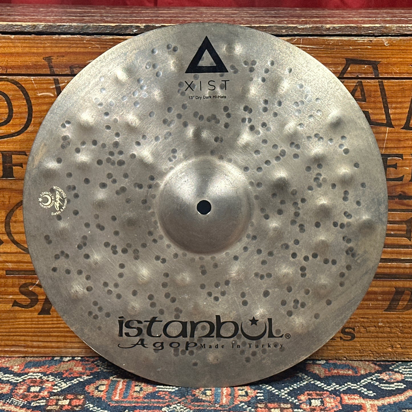 13" Istanbul Agop Xist Dry Dark Hi-Hat Cymbal Pair 512g/940g *Video Demo*