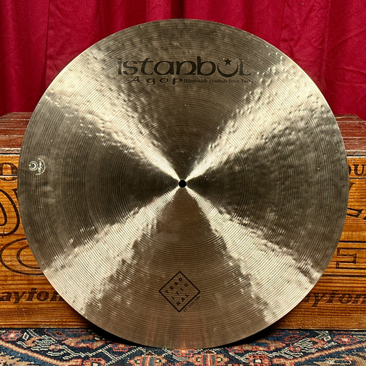 22" Istanbul Agop Traditional Medium Jazz Ride Cymbal 2512g *Video Demo*