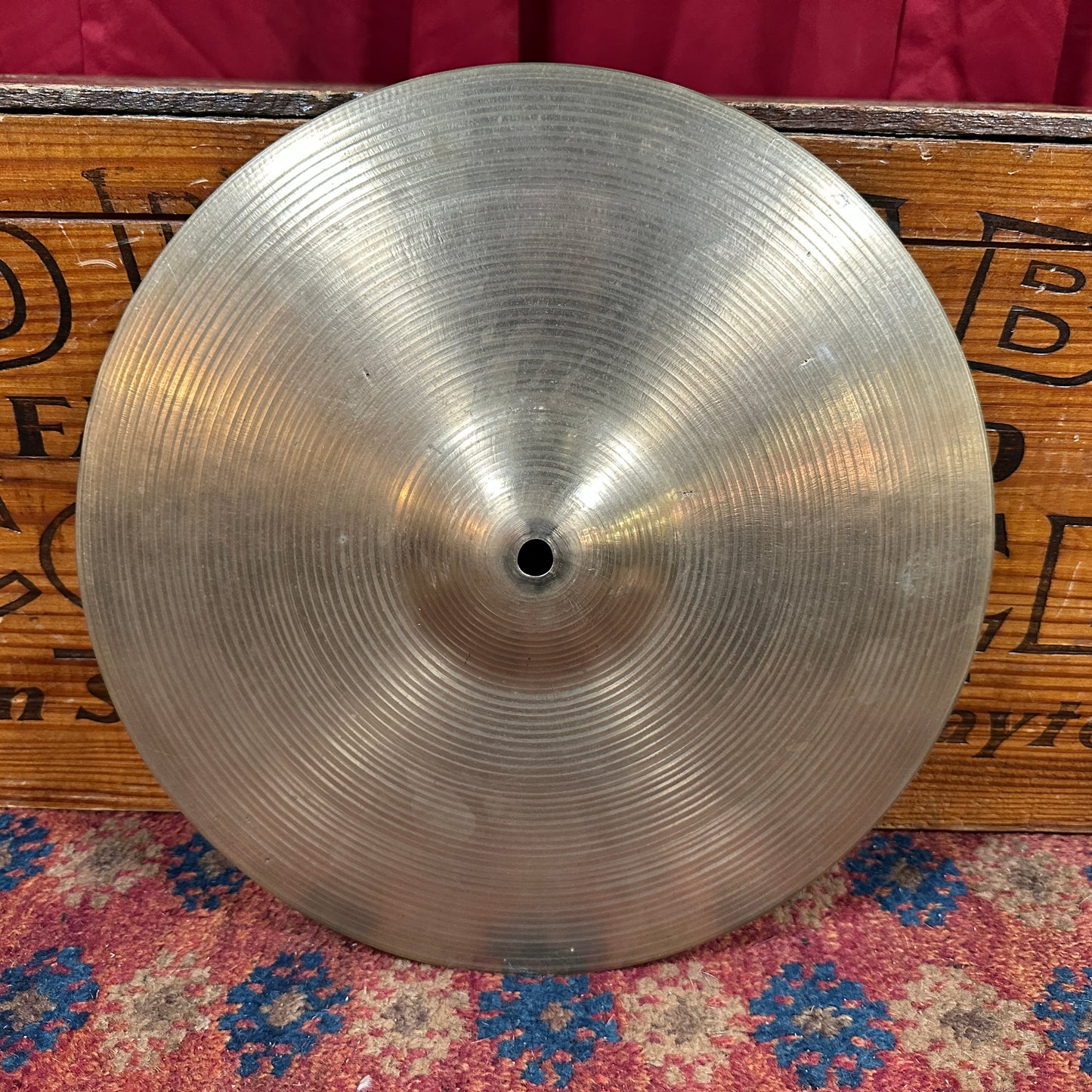 14" UFIP Vintage Hi-Hat Cymbal Pair 764g/794g Ajaha Made In Italy *Video Demo*