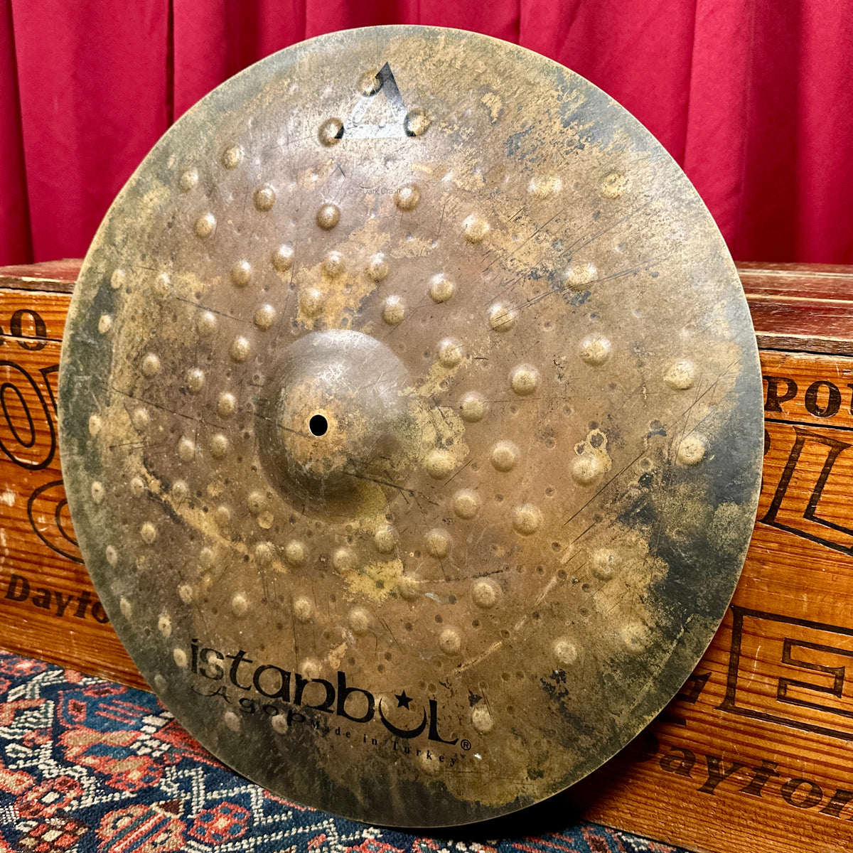 20" Istanbul Agop Xist Dry Dark Crash Cymbal 1392g *Video*