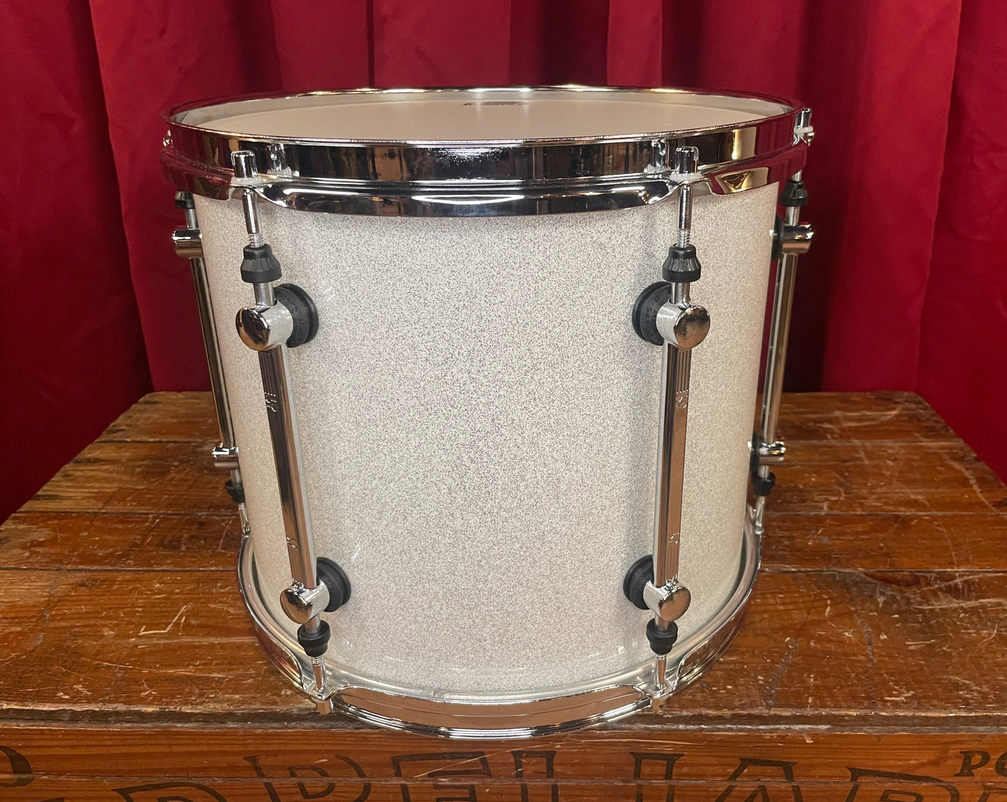 Sonor Designer Series 13" Maple Light Tom Single White Sparkle 11x13 13x11