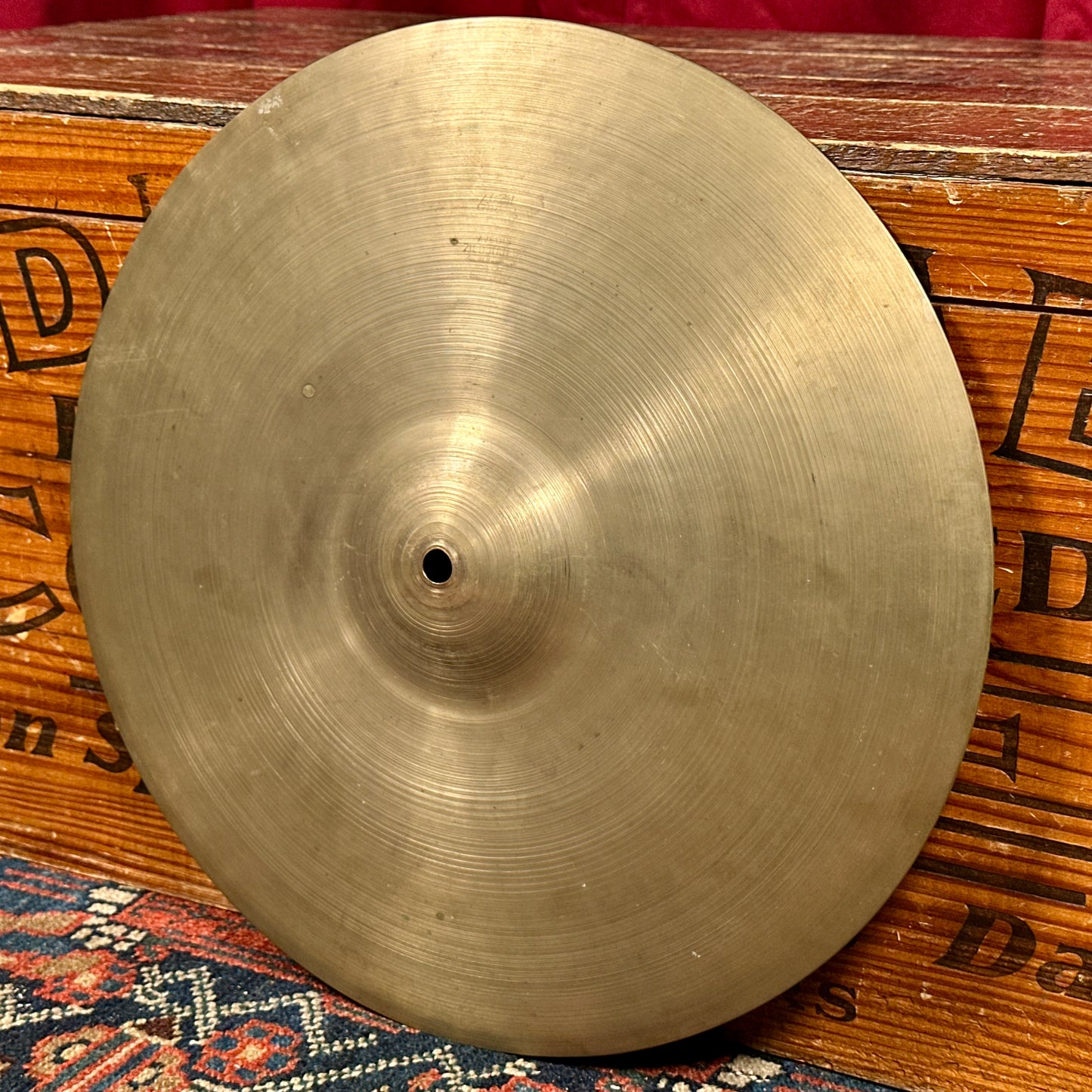 14" Zildjian A 1940s-1950s Trans Stamp Hi-Hat Cymbal Pair 648g/752g *Video Demo*