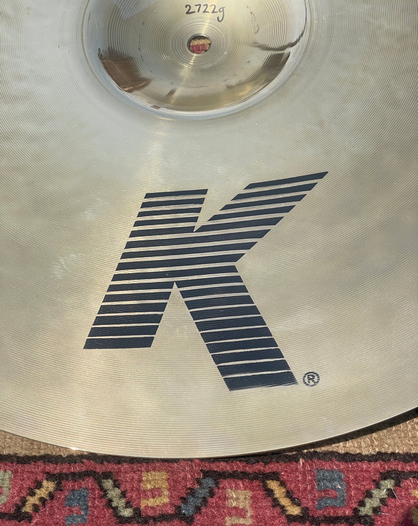 20" Zildjian K Ride Cymbal Brilliant 2722g *Video Demo*
