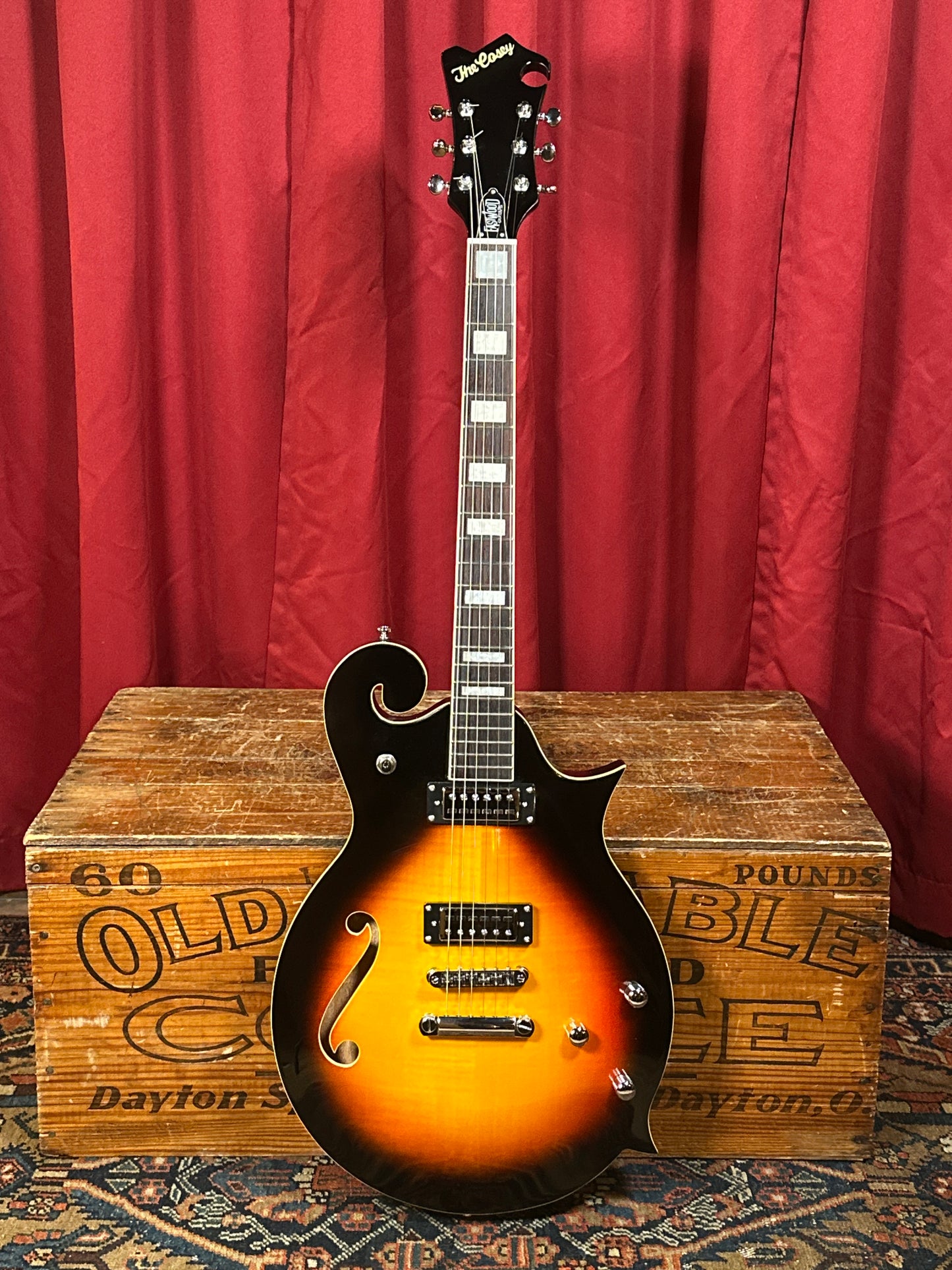 Eastwood Tribute 1975 Morris The Cosey Electric Guitar Sunburst w/ Original Gig Bag