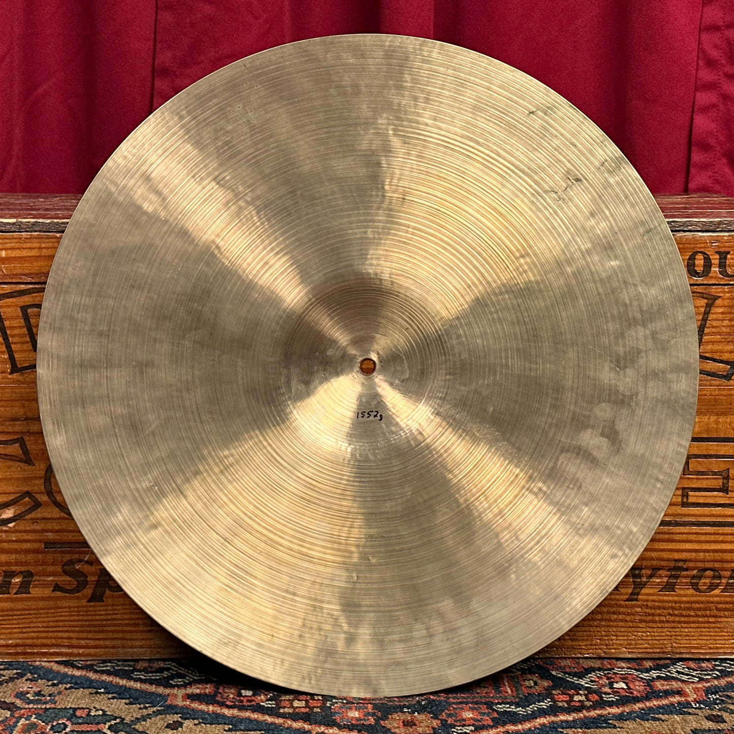 18" K Zildjian Istanbul 1950s Intermediate Stamp Crash Ride Cymbal 1552g *Video Demo*