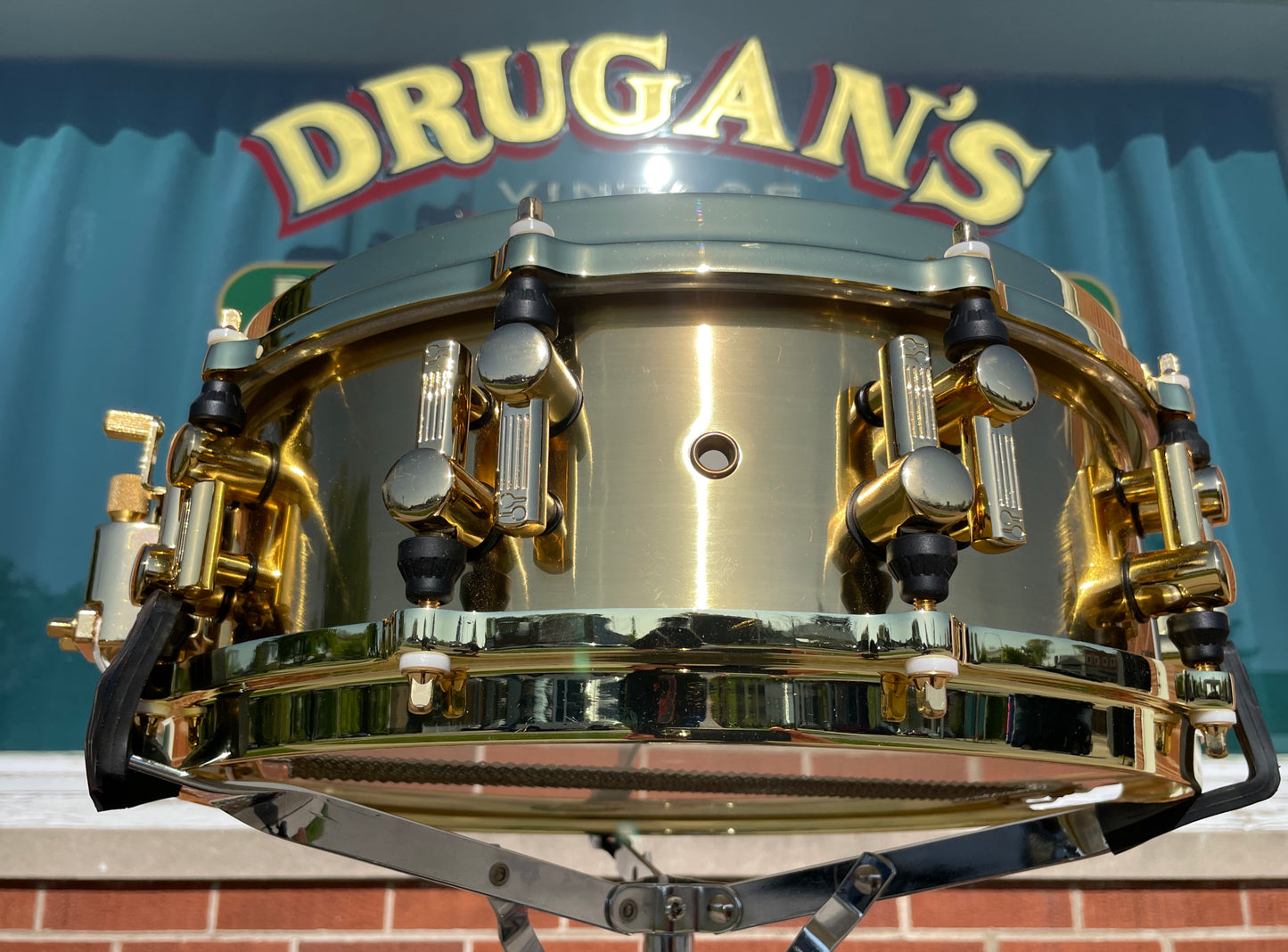 Sonor Artist Series 5x14 Brass Snare Drum Gold