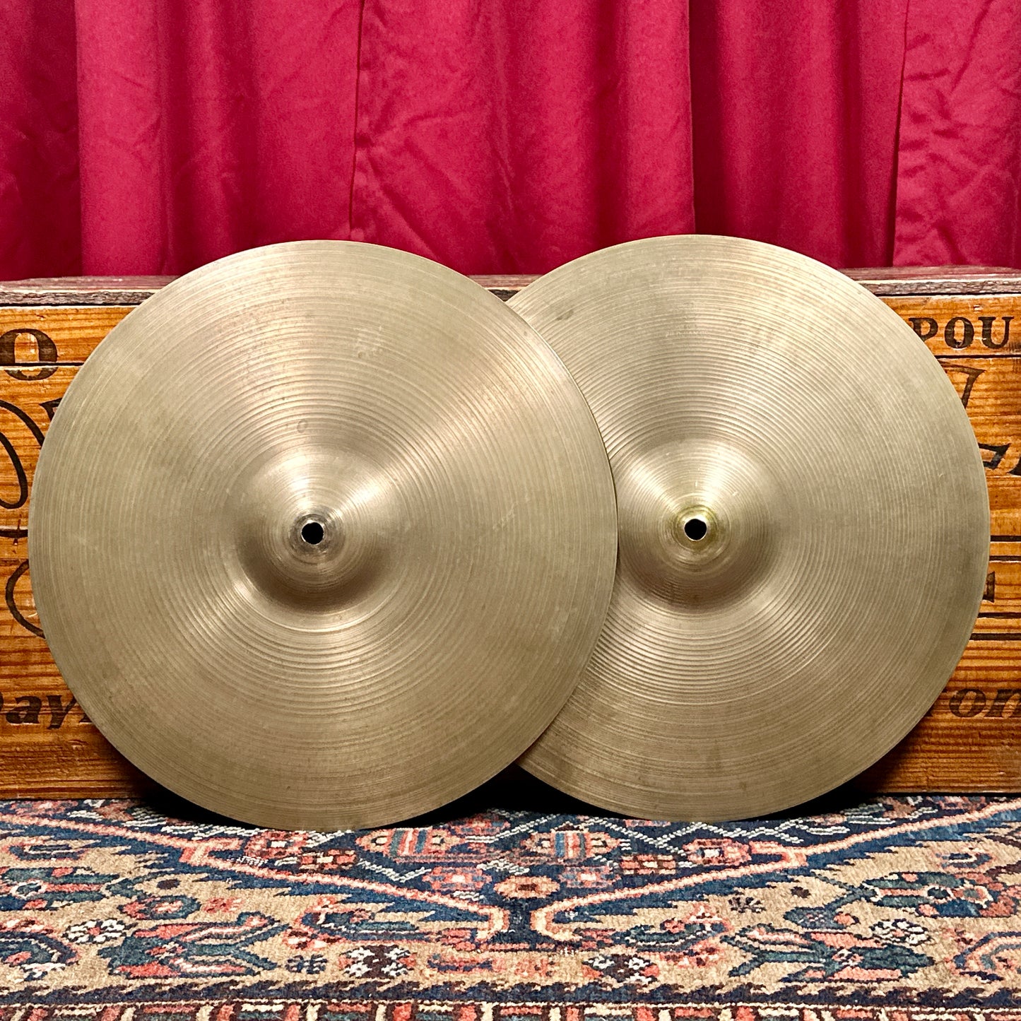 14" Zildjian A 1960s Hi-Hat Cymbal Pair 680g/836g *Video Demo*