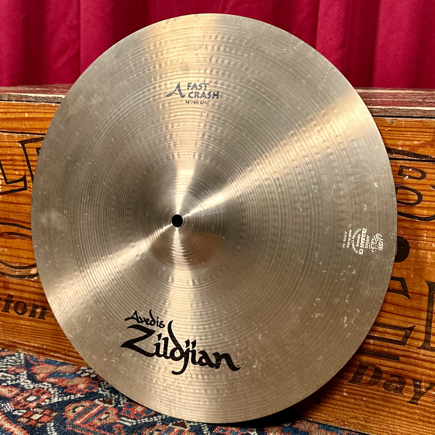 16" Zildjian A Fast Crash Cymbal 950g *Video*