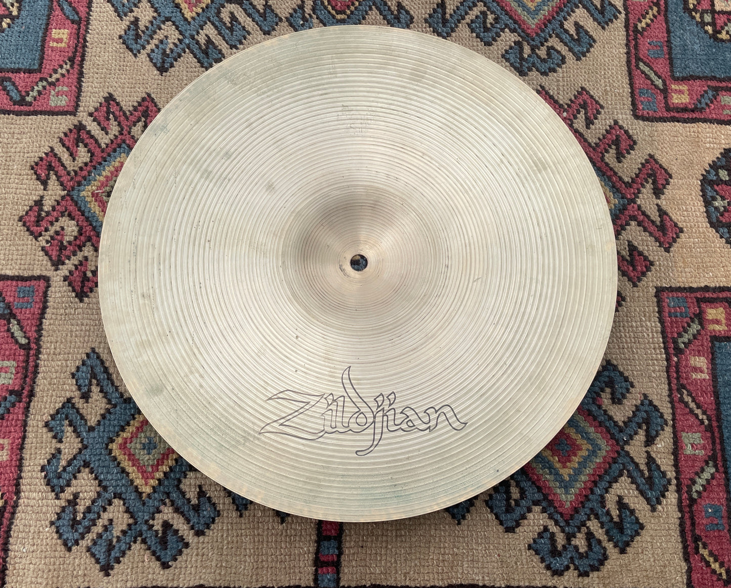 14" Zildjian A 1970s Stamped Hollow Logo Medium Crash / Hi-Hat Single Cymbal 894g