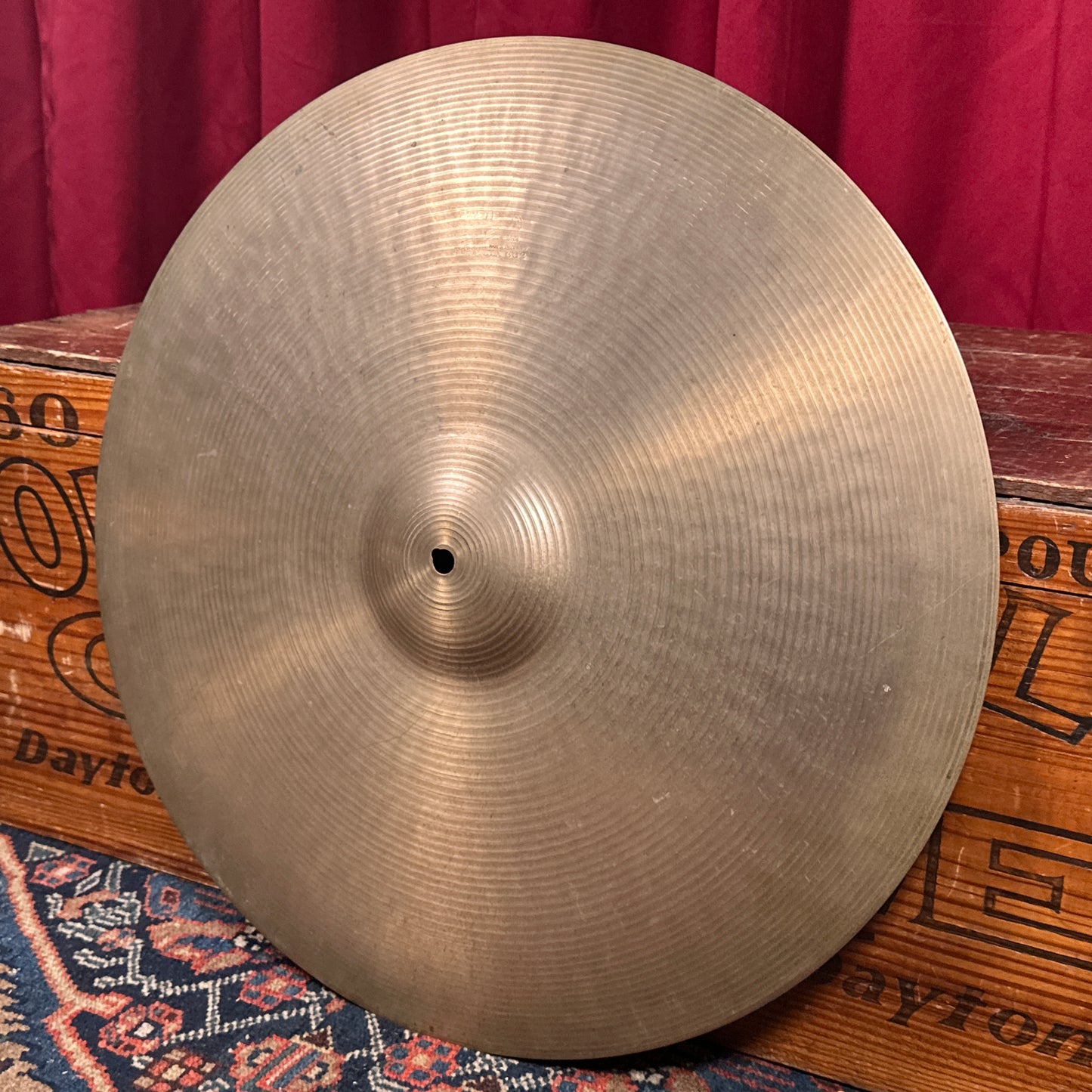20" Paiste Formula 602 Pre-Serial 1960s Ride Cymbal 1910g *Video Demo*