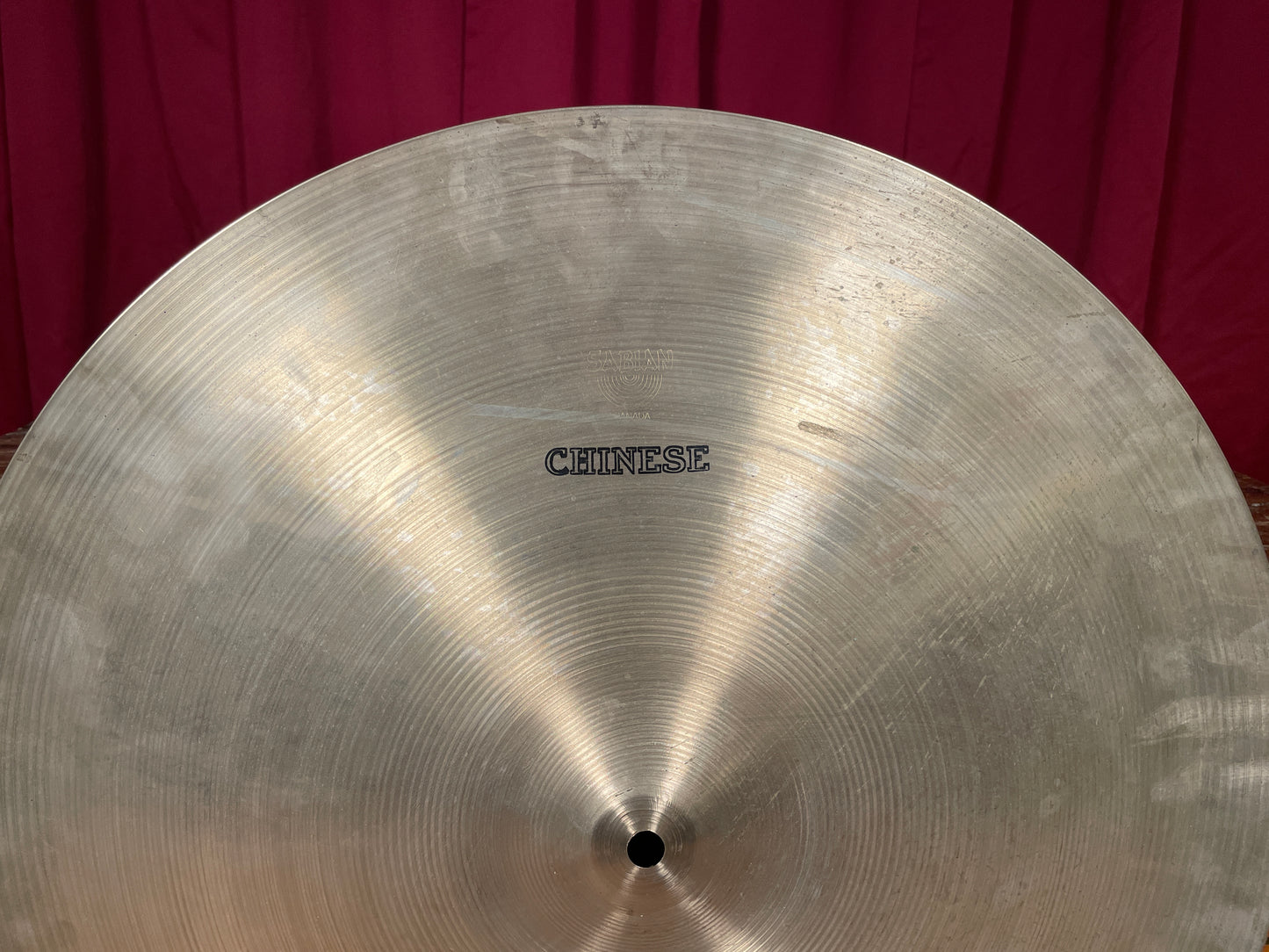 20" Sabian 1980s Pre-AA Chinese Cymbal 1842g *Video Demo*