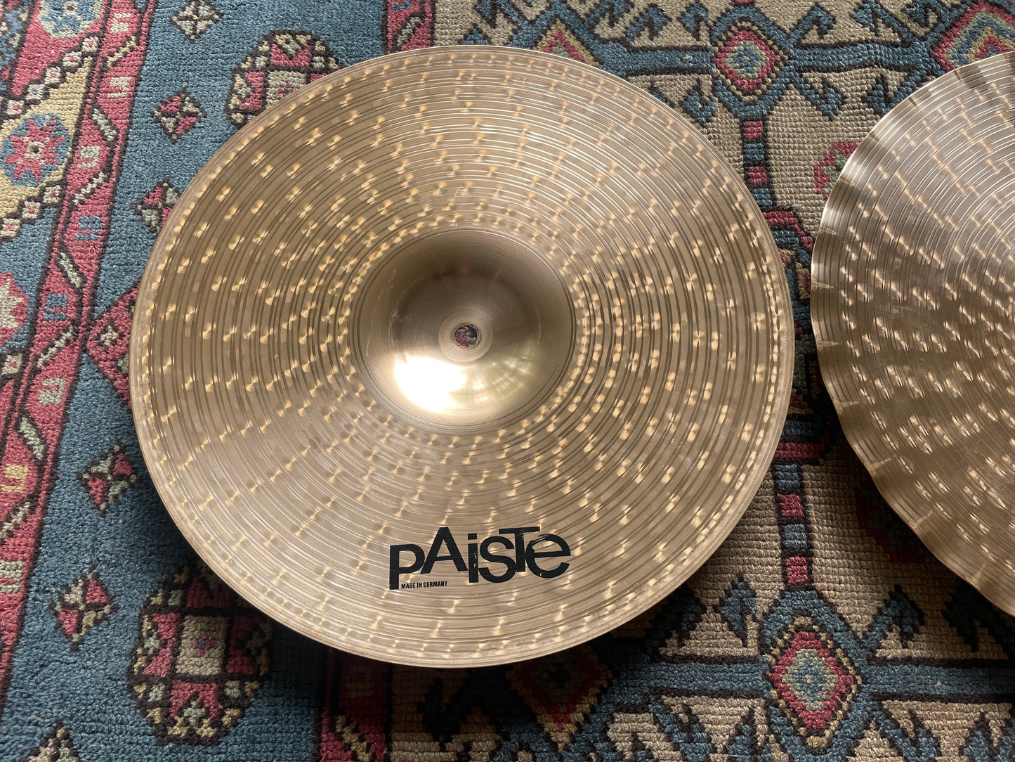 14" Paiste Black Alpha Slipknot Edition Sound Edge Hi-Hat Cymbal Pair 902g/1040g Joey Jordison