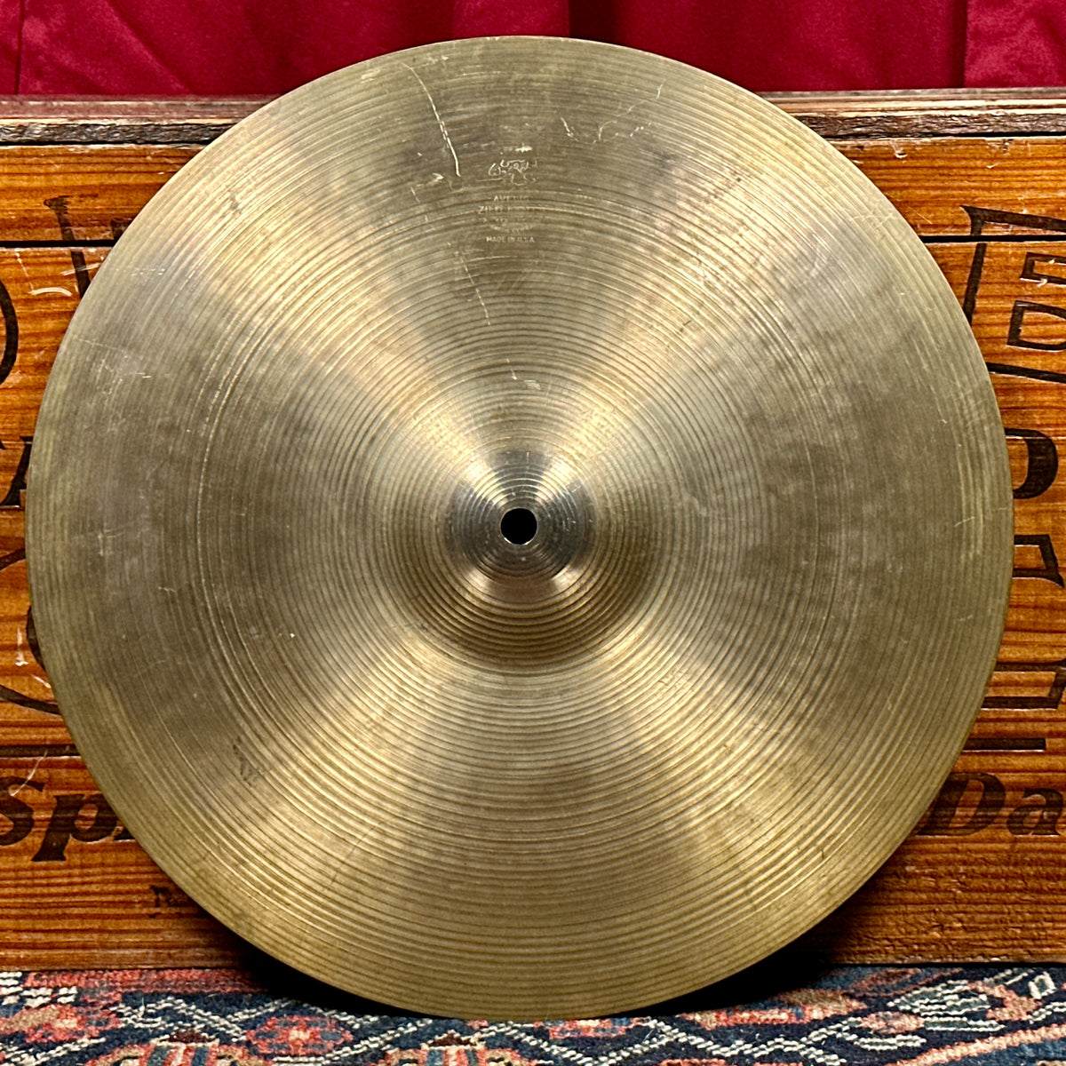 14" Zildjian A 1970s New Beat Hi-Hat Cymbal Pair 858g/1378g *Video*