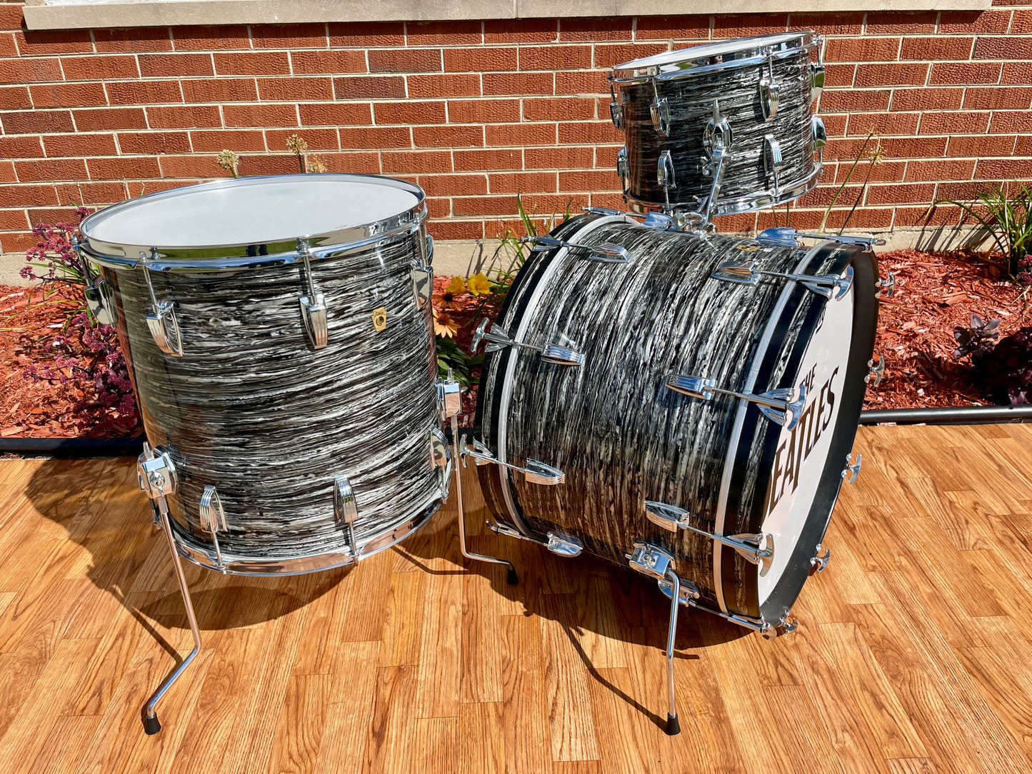 1960s Ludwig Super Classic Drum Set Oyster Black Pearl 13/16/22 Ringo Starr The Beatles