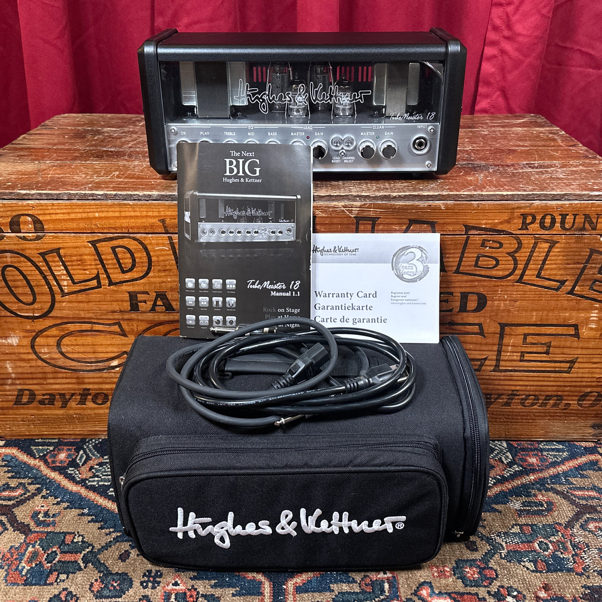 Hughes & Kettner Tubemeister 18 Tube Guitar Amplifier Head w/ Bag –  Drugan's Drums & Guitars