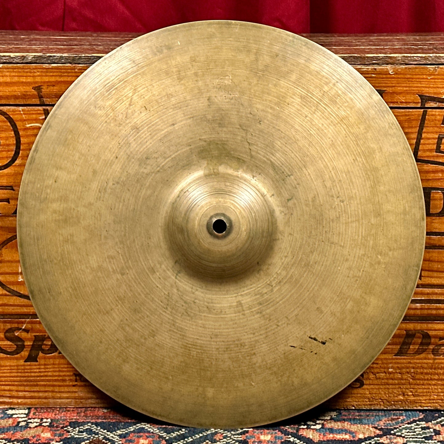 14" Zildjian A 1940s-1950s Trans Stamp Sizzle Hi-Hat Cymbal Pair 554g/722g *Video Demo*