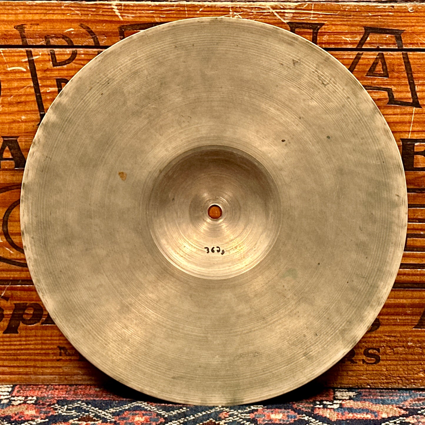 12" Zildjian A 1940s 1st / 2nd / Pre-Trans Stamp Splash Cymbal 362g *Video Demo*