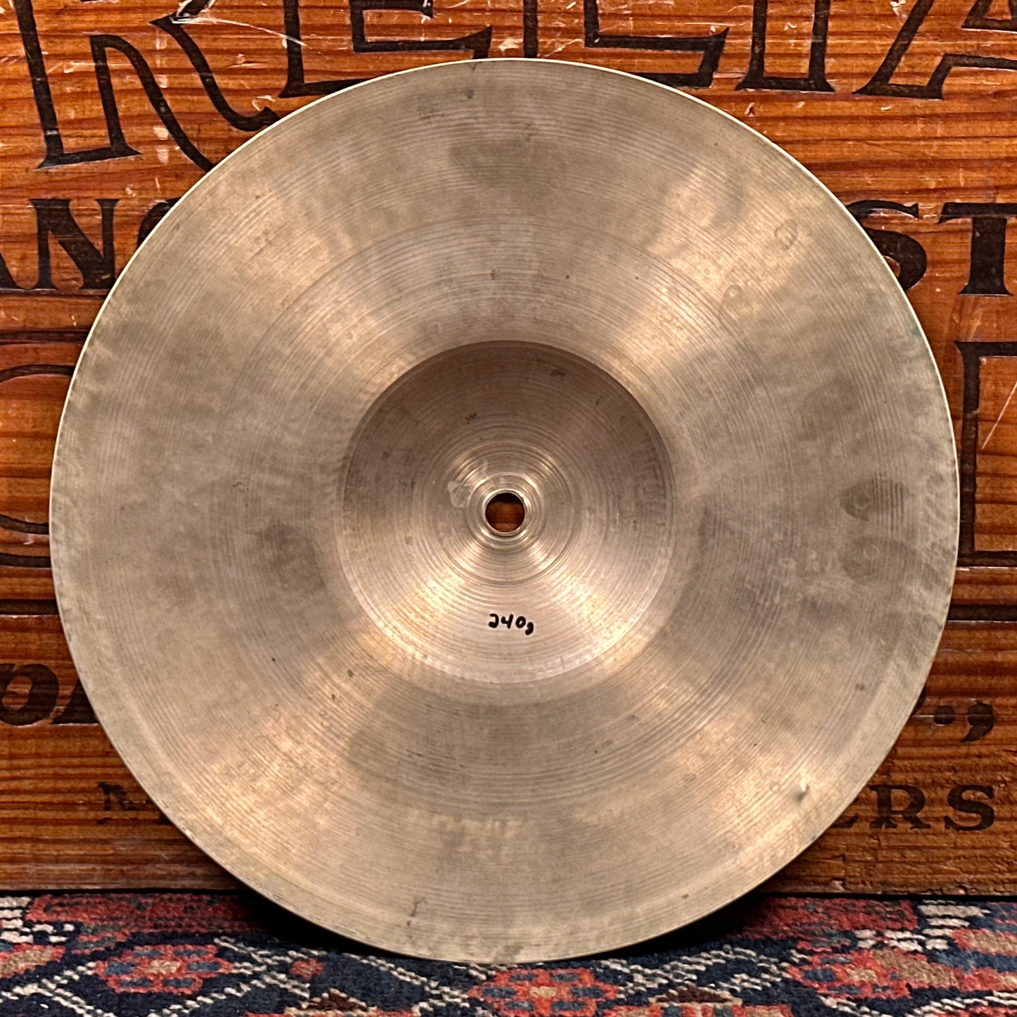 1940s-1950s 10" Zildjian No Stamp Splash Cymbal 240g *Video Demo*