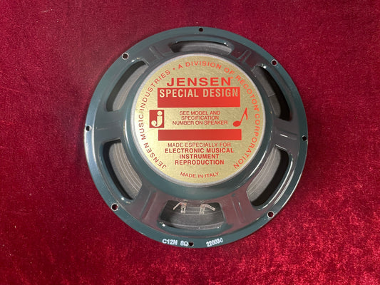 Jensen 12" 50W C12N Guitar Speaker 8 Ohm Made In Italy (Stock #35)